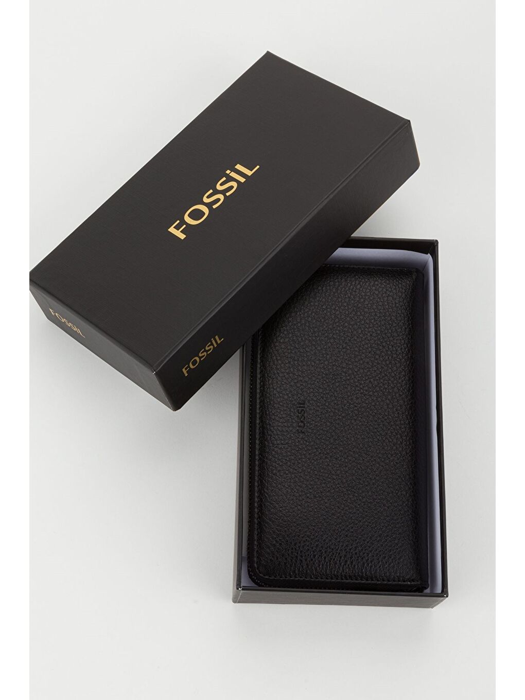 Siyah Kutulu Hakiki Deri Su Yeşili Fermuarlı Büyük Boy Kadın El Portföyü Kartlık Cüzdan-7