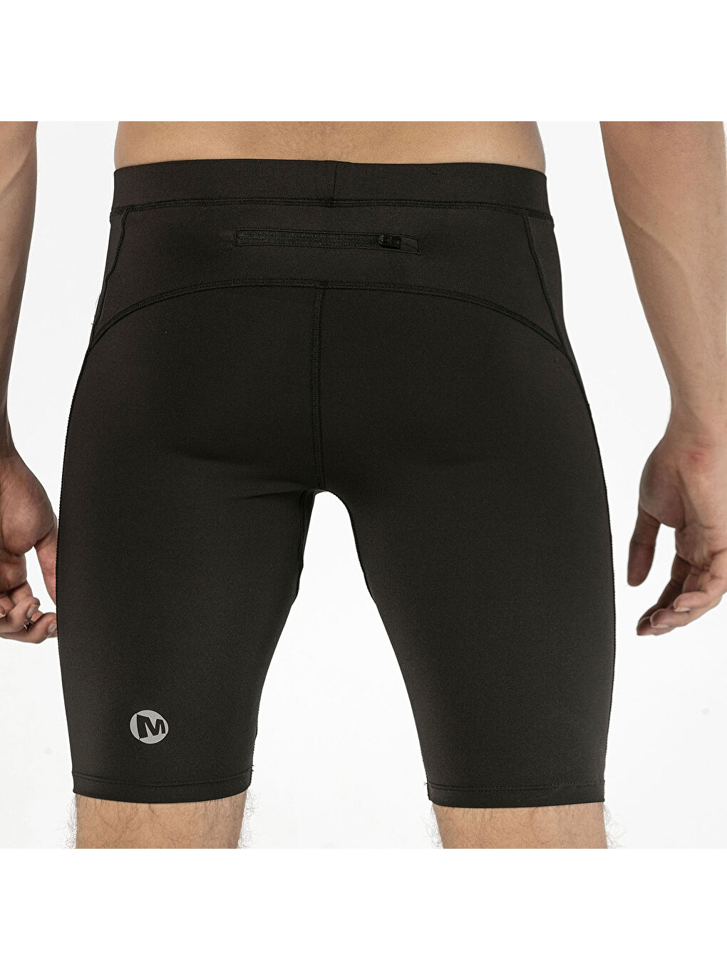 Light Erkek Siyah Koşu Taytı-4