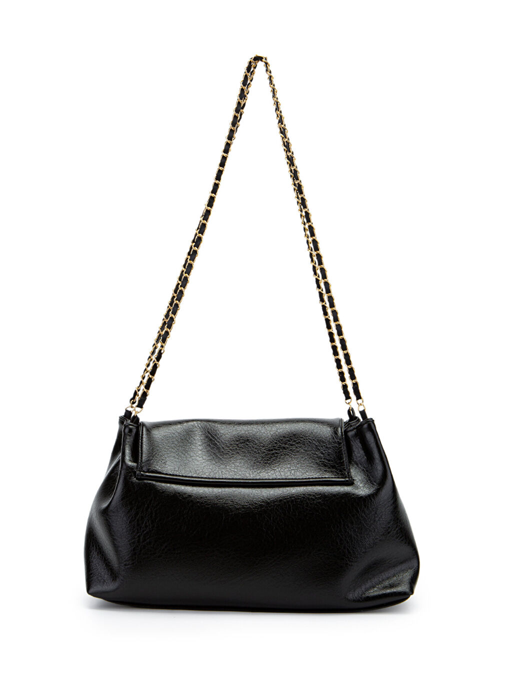 Kapaklı Zarif Tasarım Sarrah Kadın Omuz Çanta Siyah-2