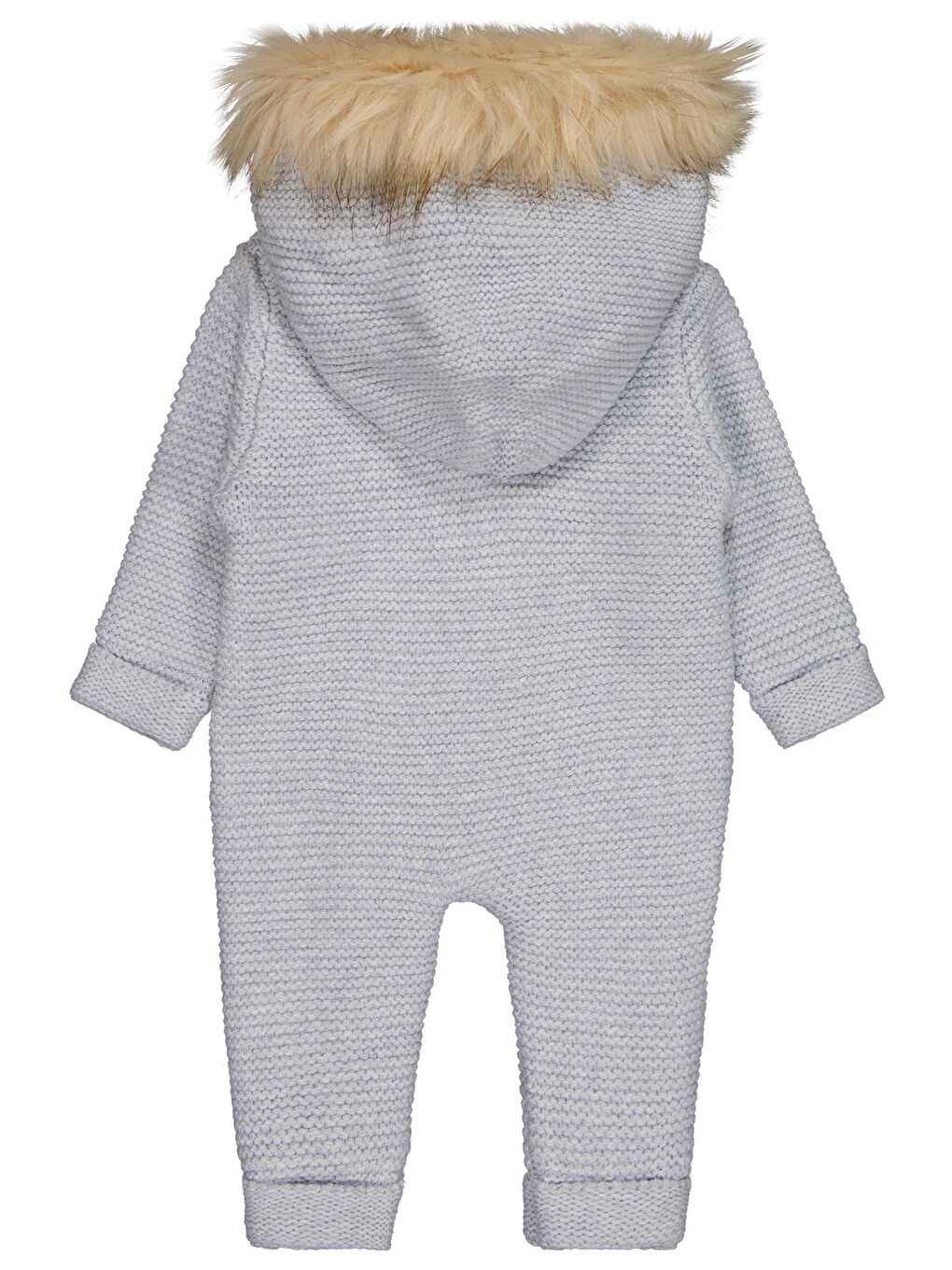 Beybek Kapüşonlu 3-12 Ay Tulum - Mavi 9-12 Ay-1