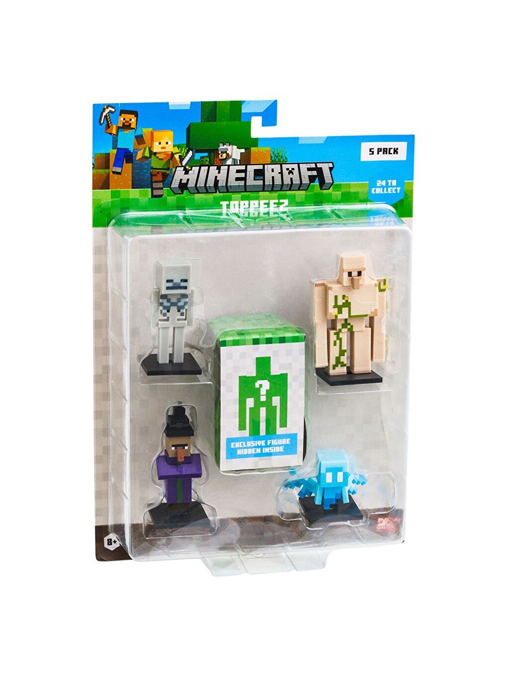 Minecraft 3D Figür Toppeez 5'li Set MC2040 Model 4-1