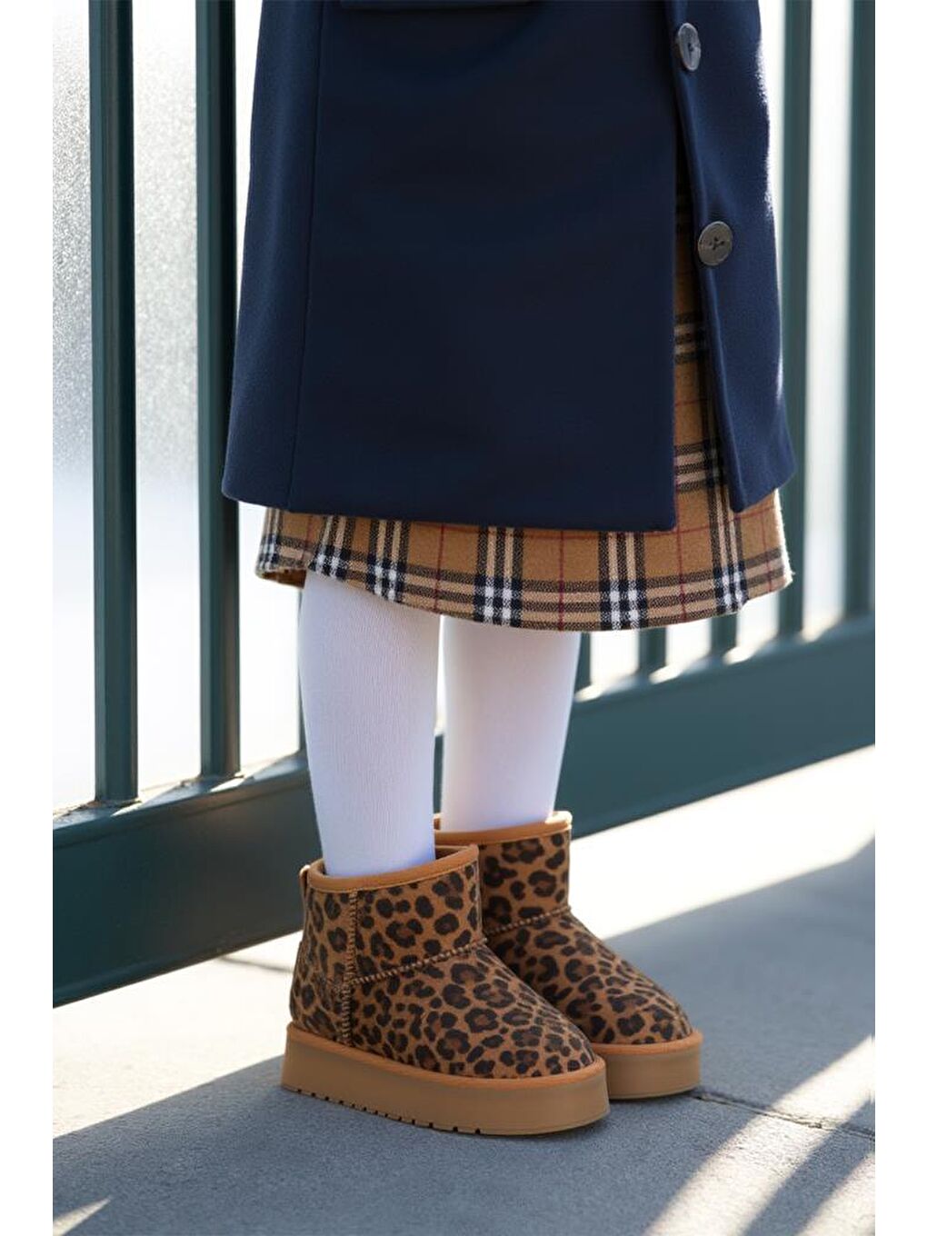 Kahverengi Snie C. Günlük Kız Çocuk Kürklü Bot Günlük Ayakkabı Sneaker 2025-4