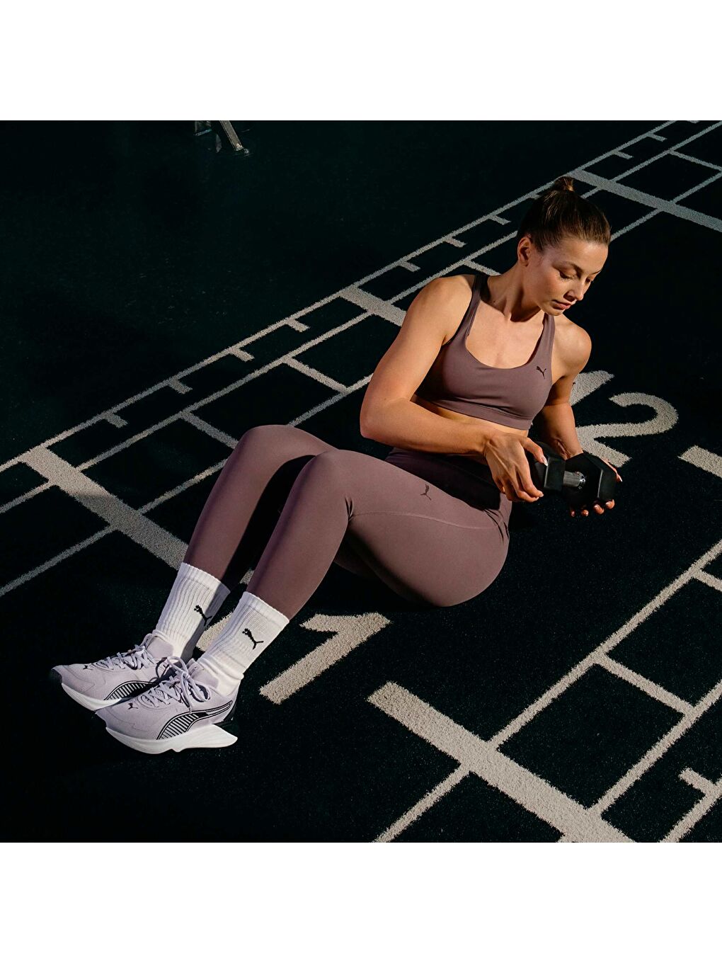 Gri PWR HYBRID Kadın Antrenman Ayakkabısı-4