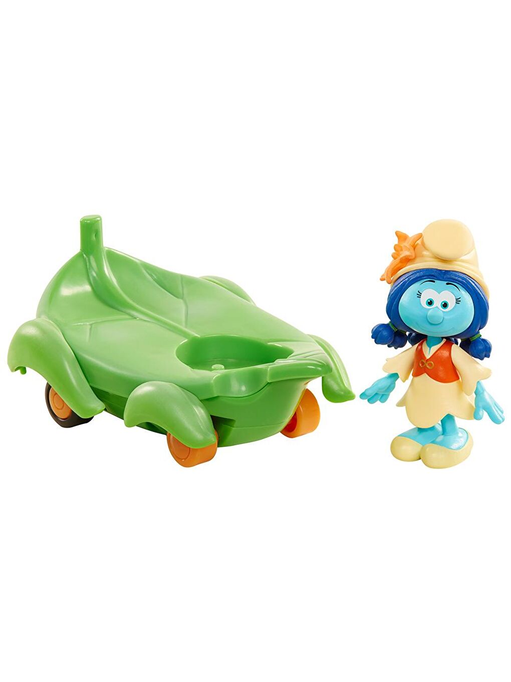 Jakks Pacific Renksiz Şirinler Kayıp Köy Lily Şirin Araç ve Figür Seti - 1