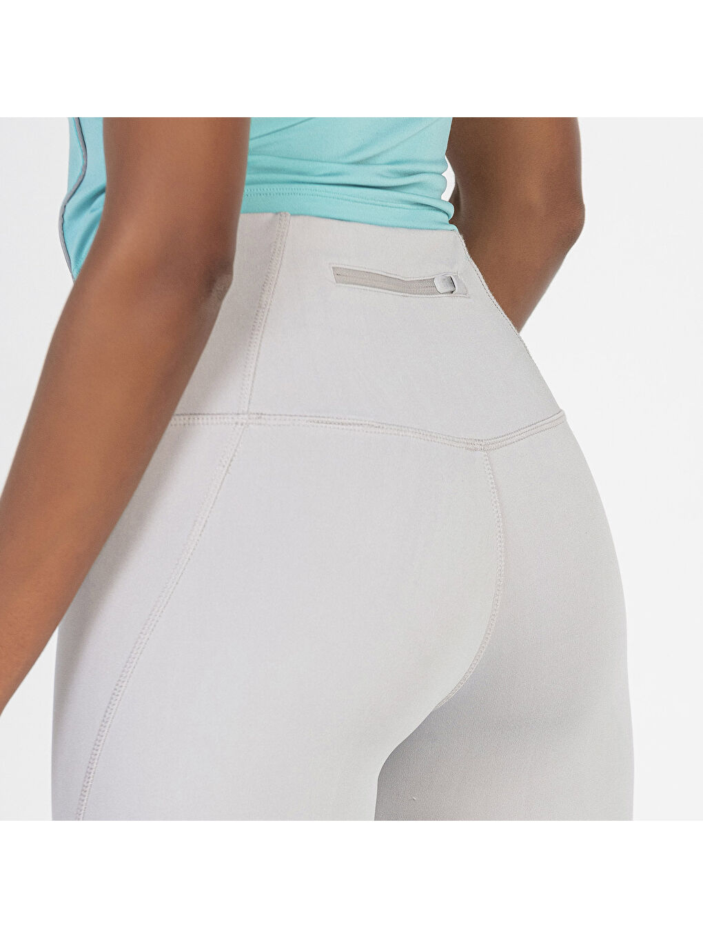 Lifted Mid Kadın Gri Koşu Taytı-5