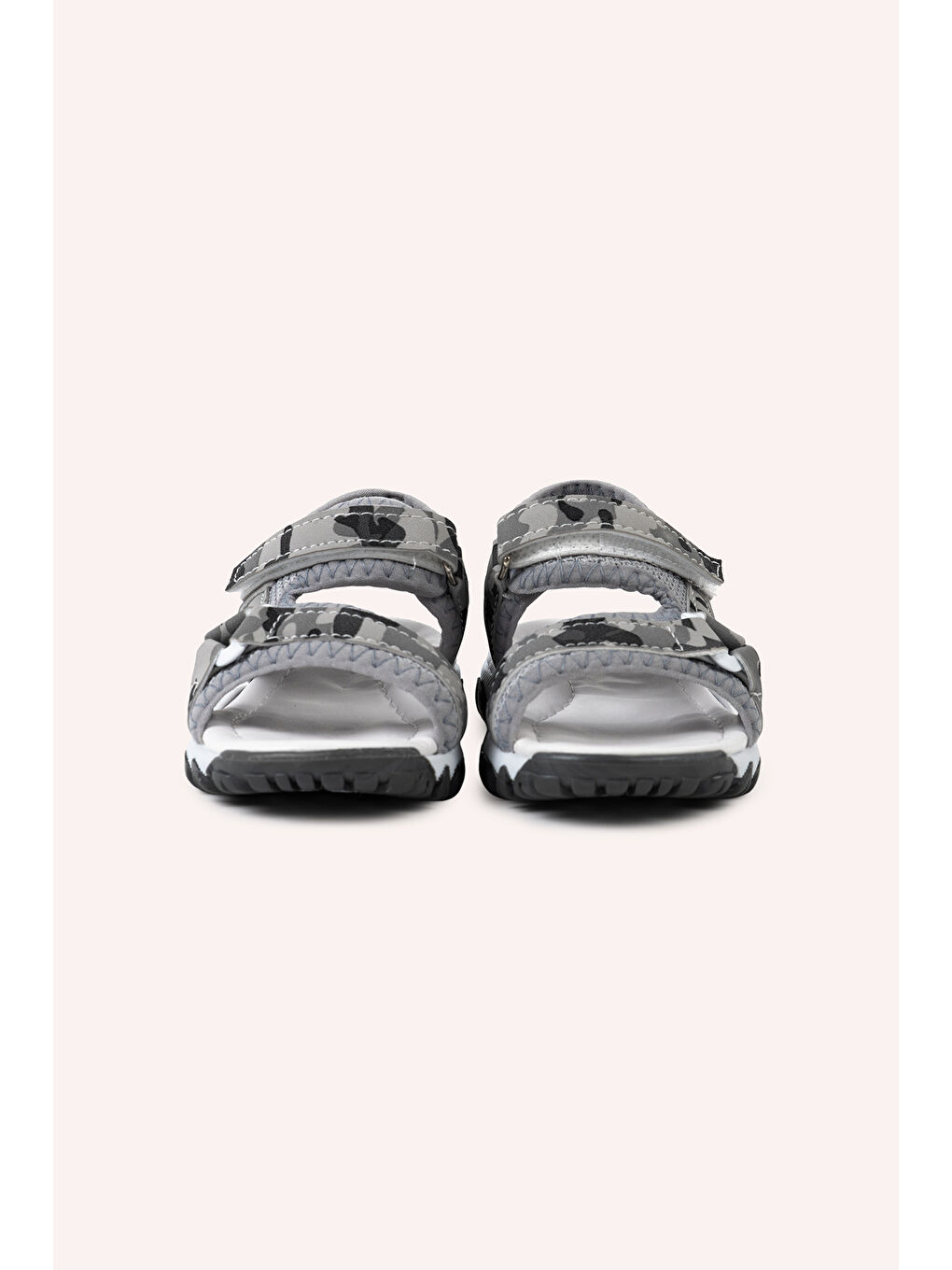 Erkek Bebek Gri Sandalet-1