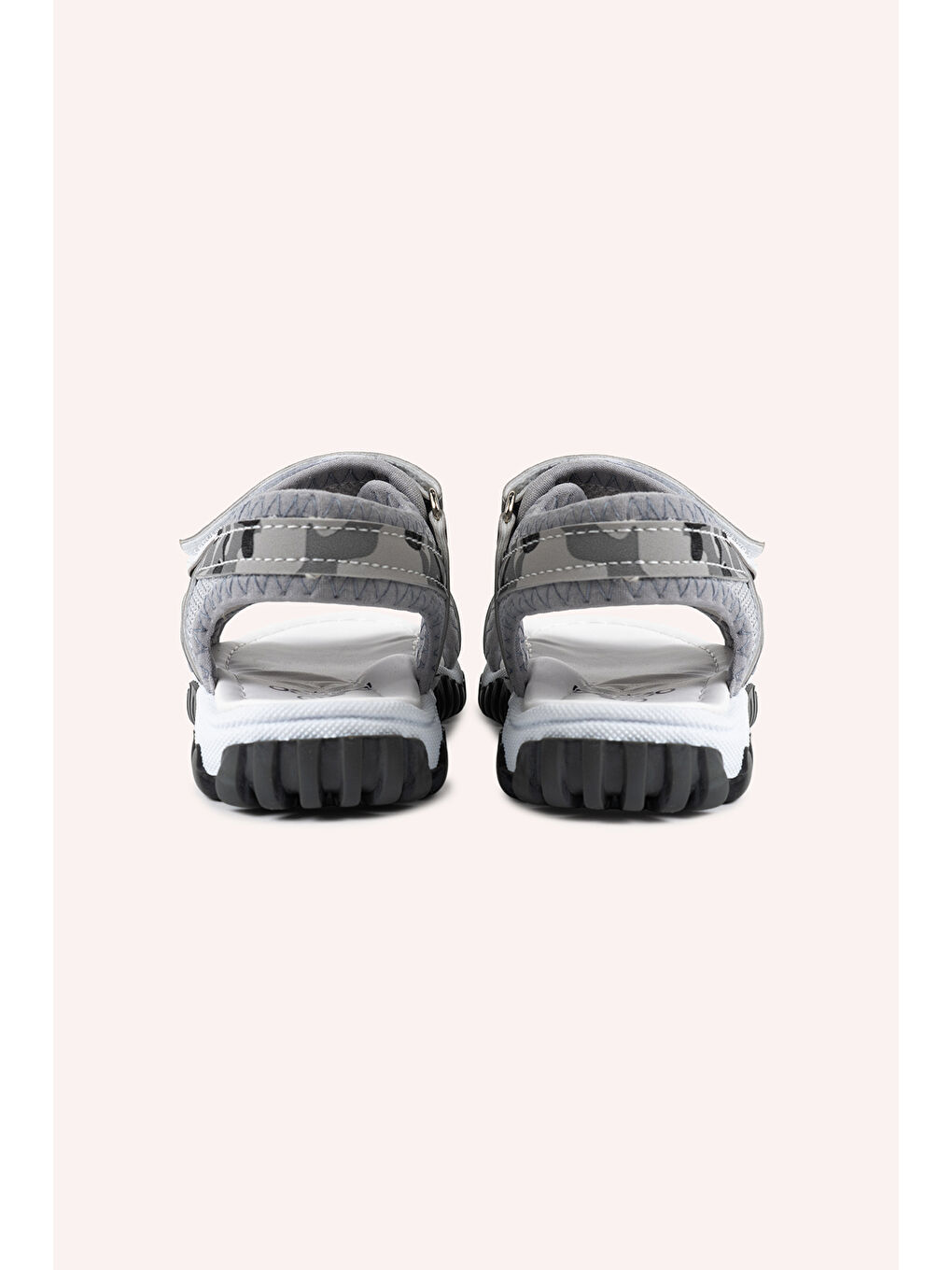 Erkek Bebek Gri Sandalet-2