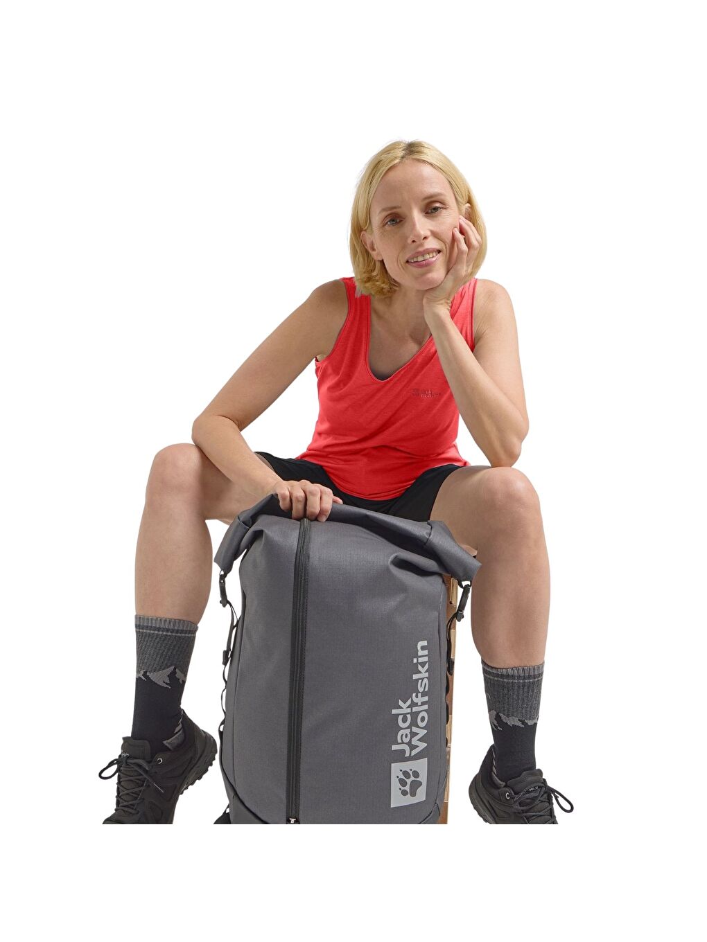 Karışık Crosstrail Tank Kadın Tişört-3