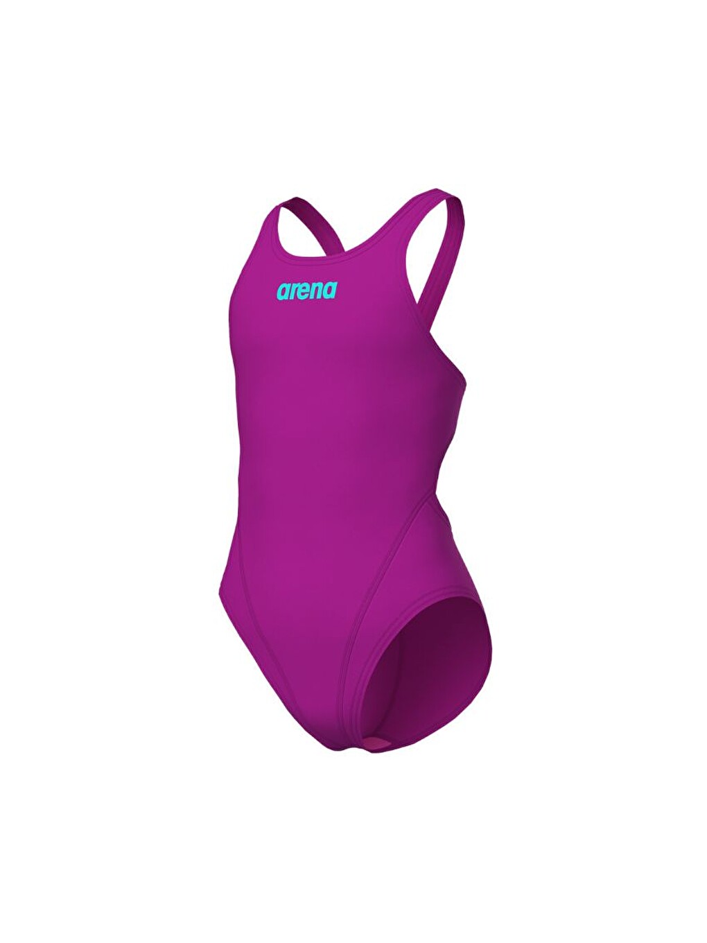 Mor Girls Team Swimsuit Swim Tech Solid Kız Çocuk Yüzücü Mayosu 004764905