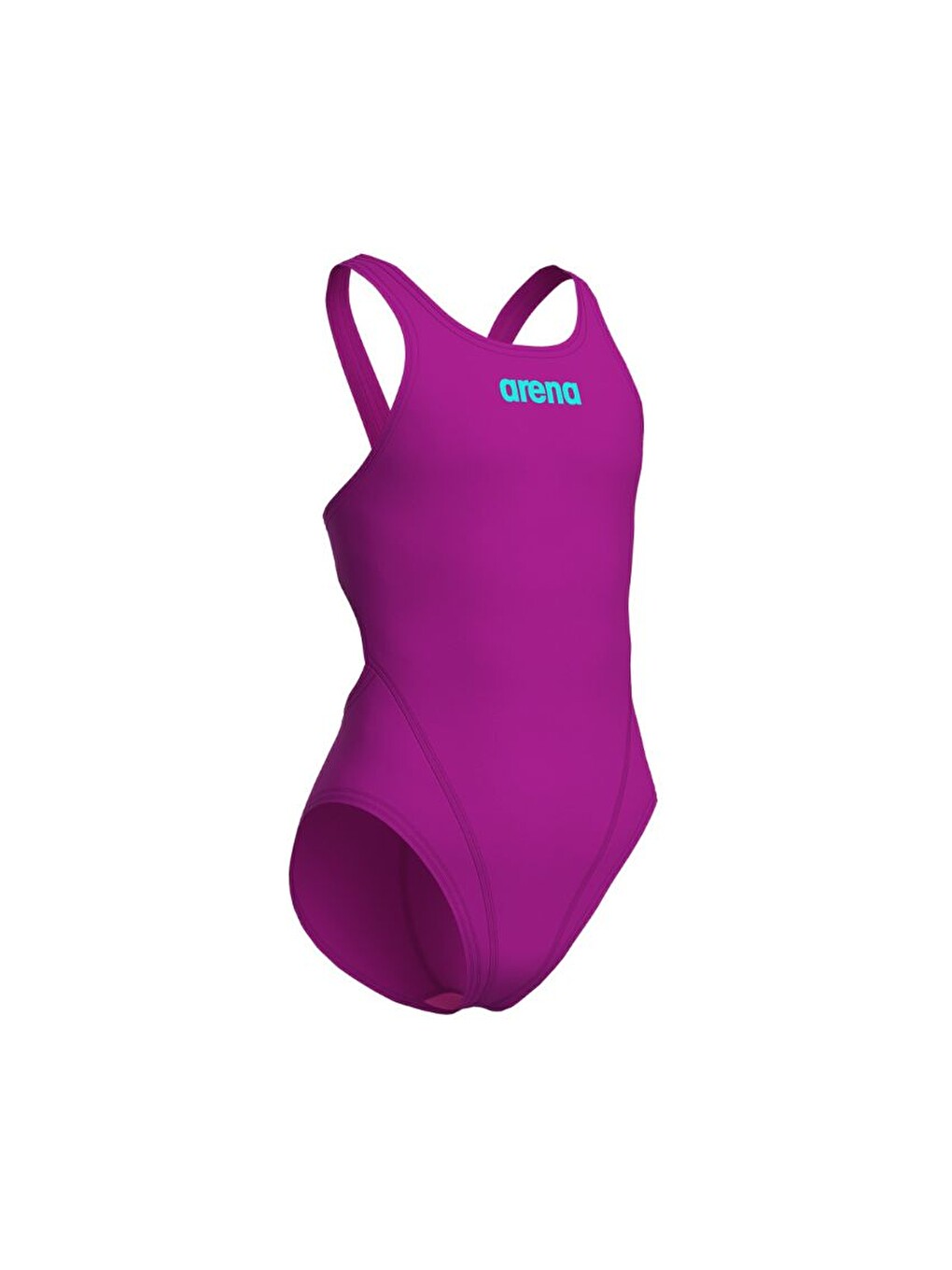 Mor Girls Team Swimsuit Swim Tech Solid Kız Çocuk Yüzücü Mayosu 004764905-1