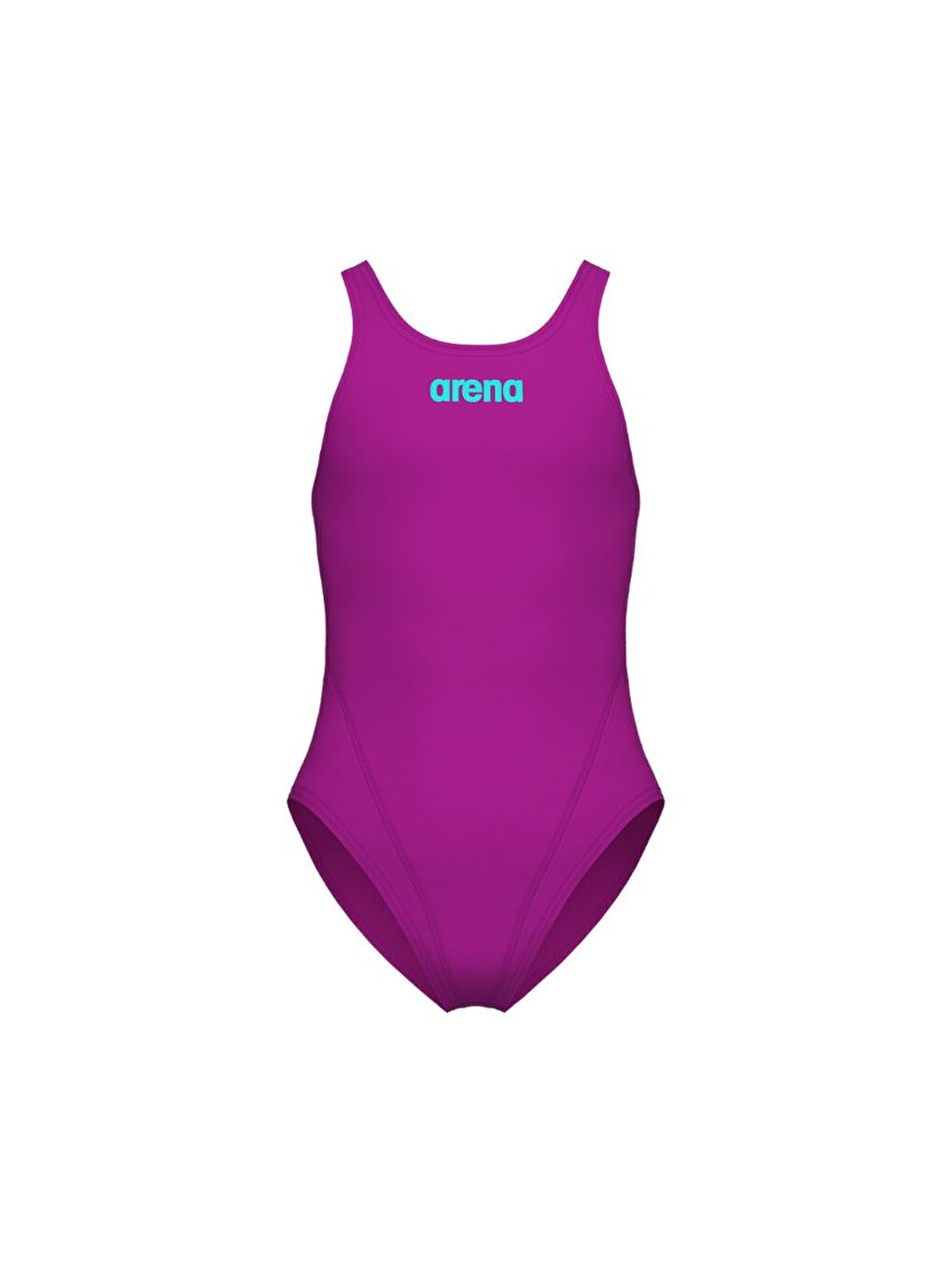 Mor Girls Team Swimsuit Swim Tech Solid Kız Çocuk Yüzücü Mayosu 004764905-2