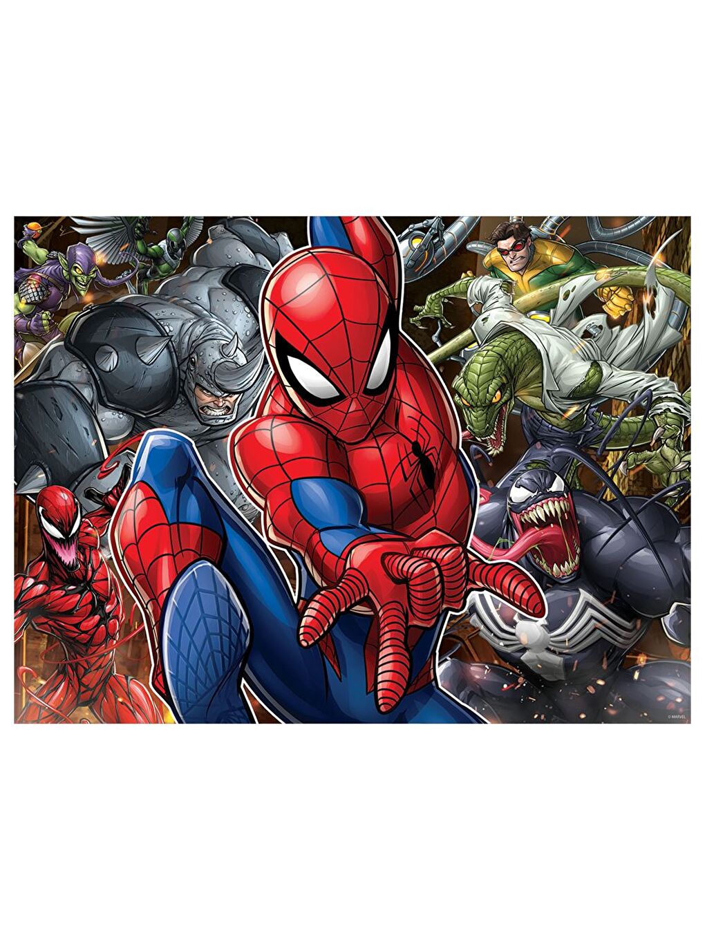 Marvel Spider-Man Çift Taraflı Puzzle 500 Parça 37555-1
