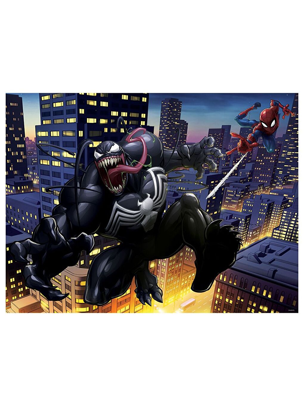 Marvel Spider-Man Çift Taraflı Puzzle 500 Parça 37555-2