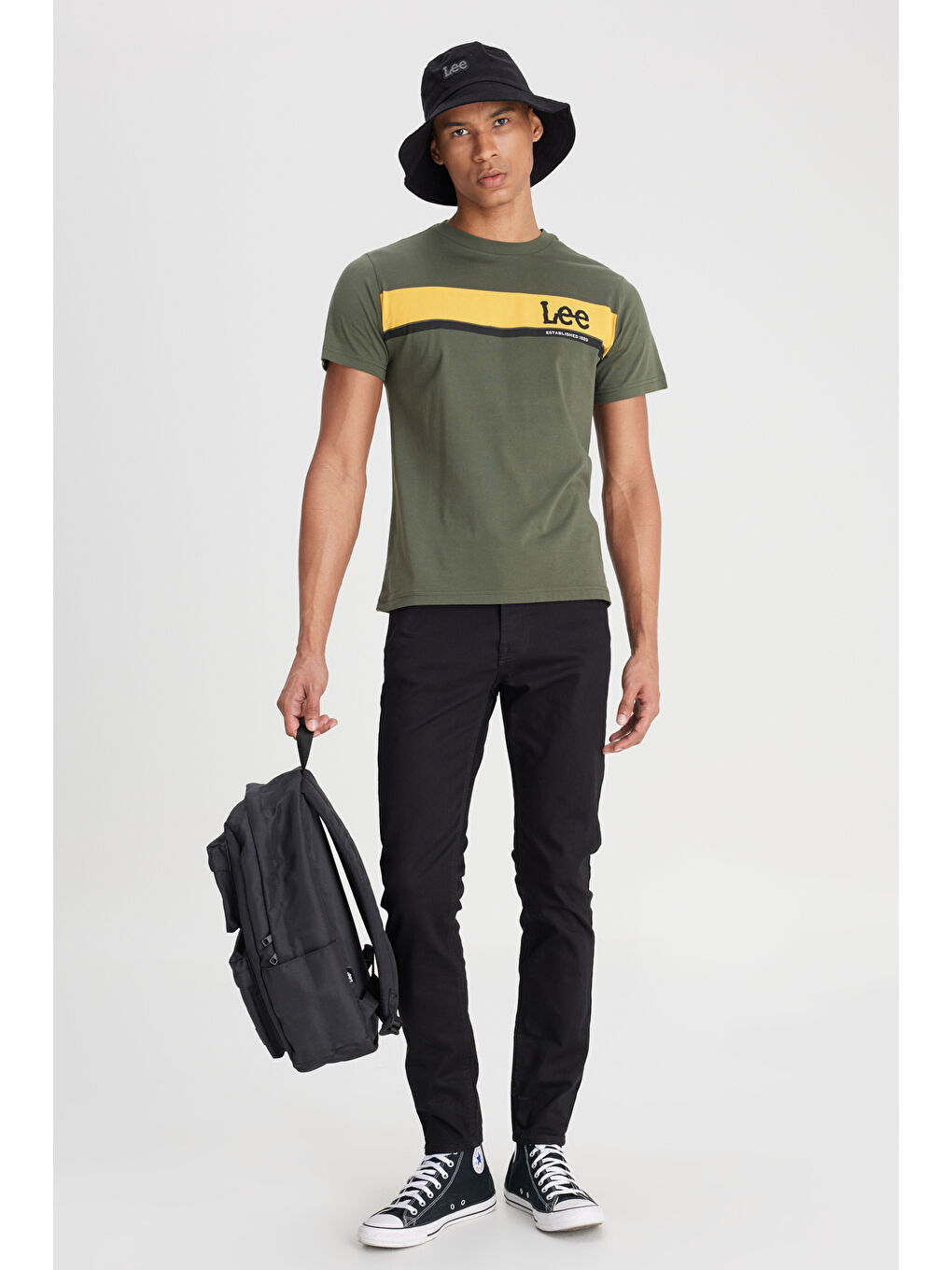 Siyah Malone Skinny Fit Normal Bel Denim Esnek Jean Pantolon-1