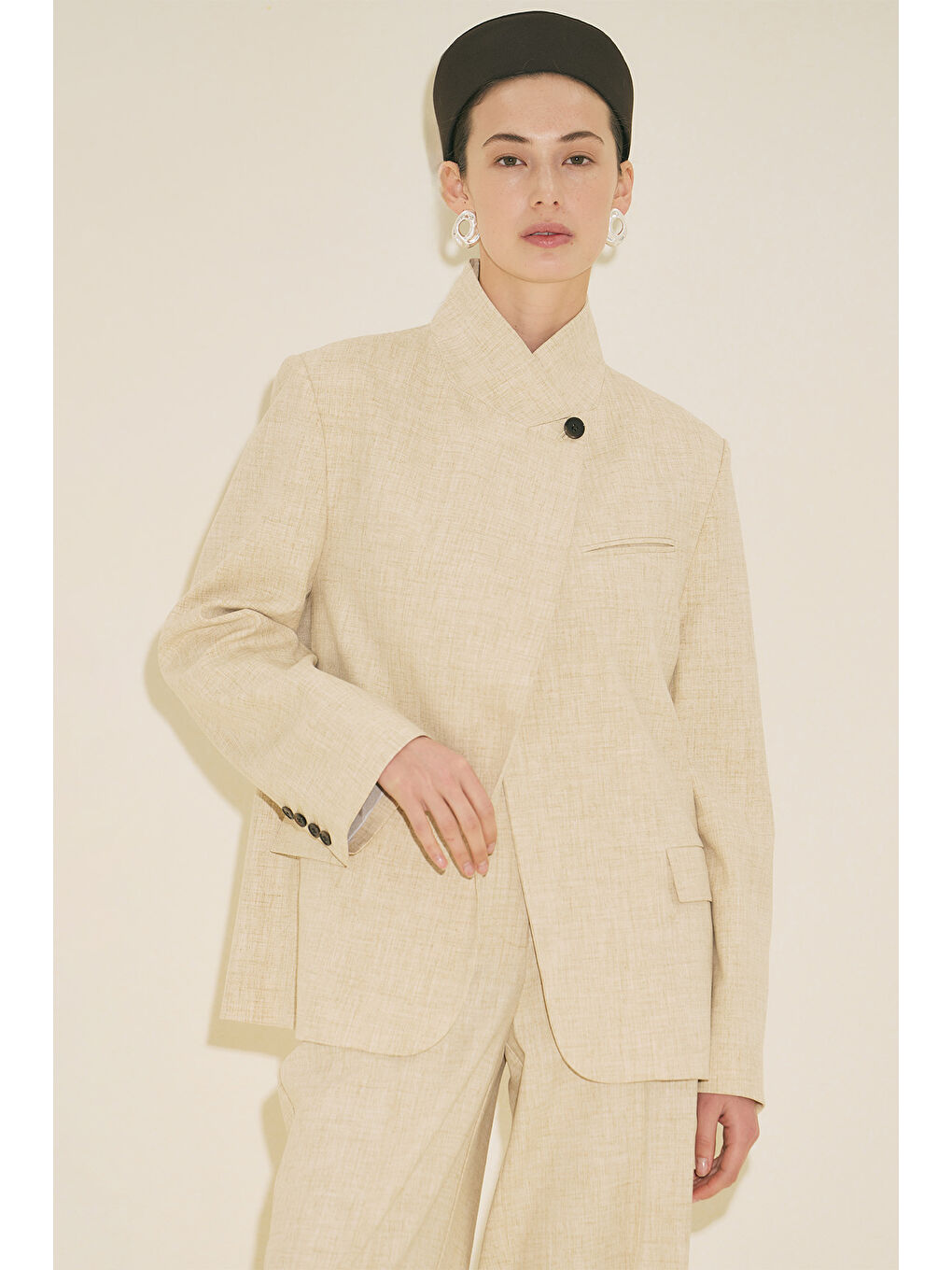 Mılanda Blazer Ceket Bej