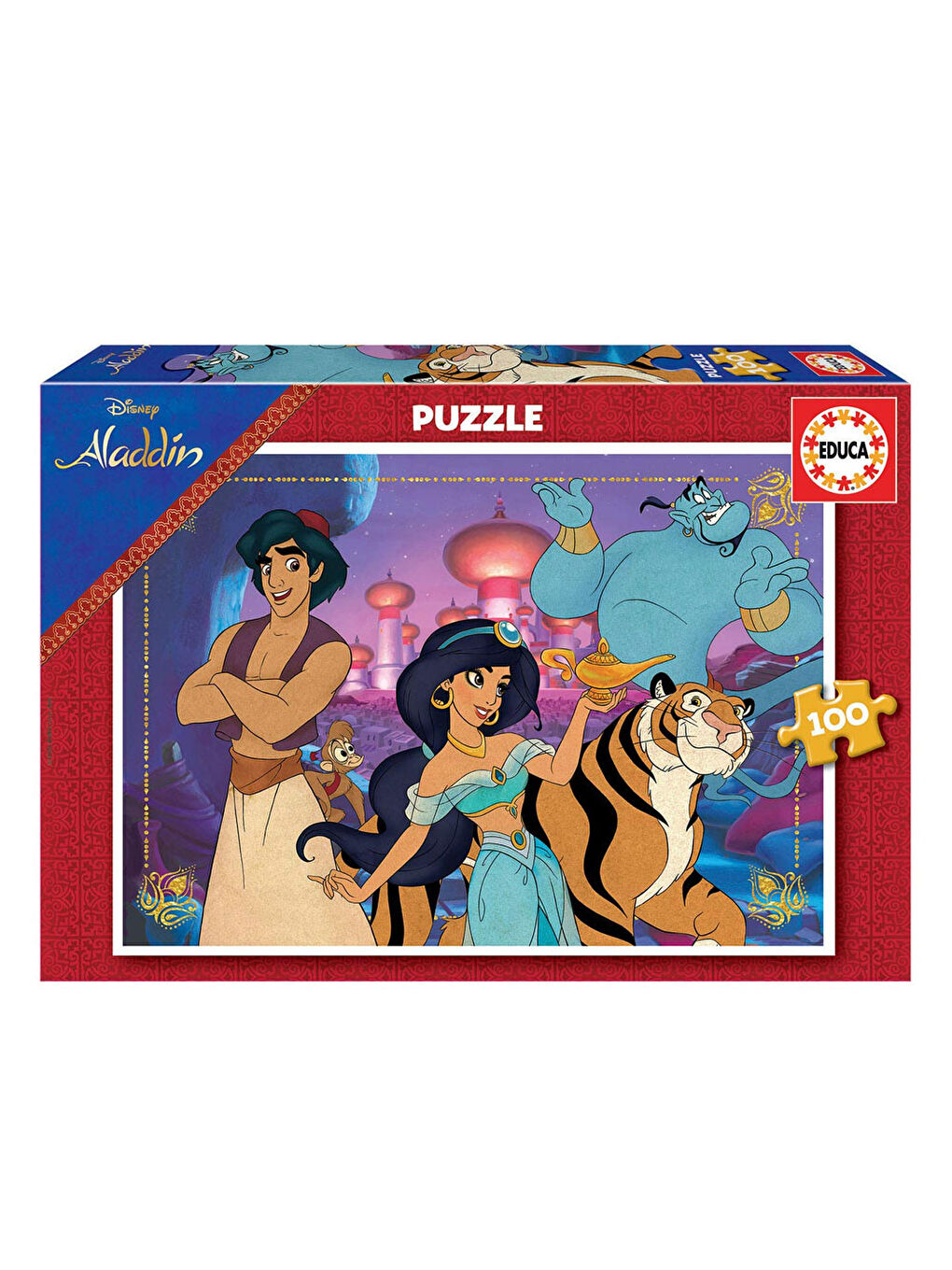 Çocuk Puzzle 100 Parça Aladdin 18639