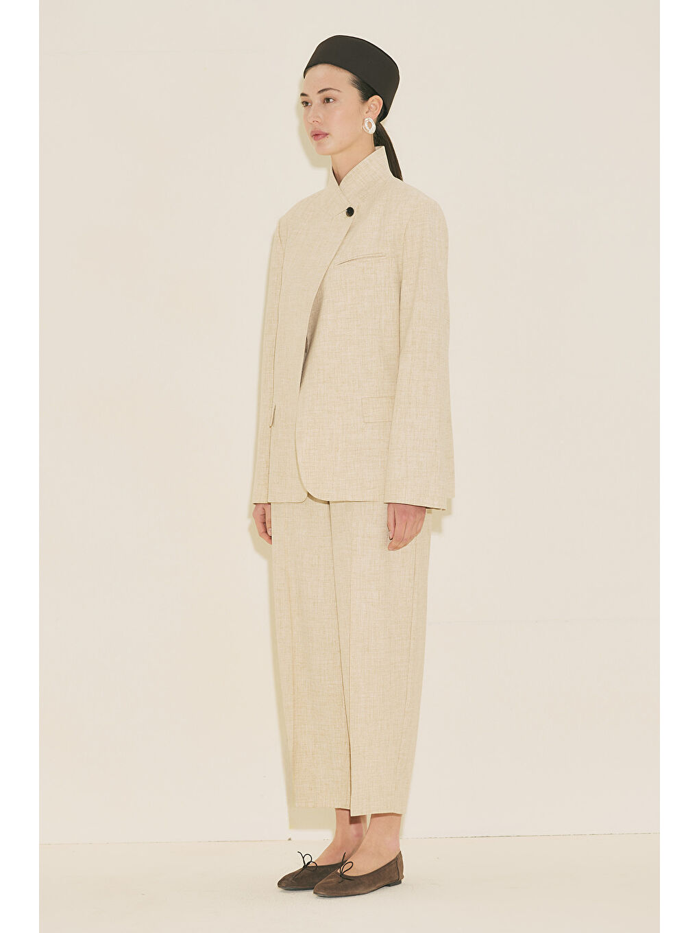 Mılanda Blazer Ceket Bej-7