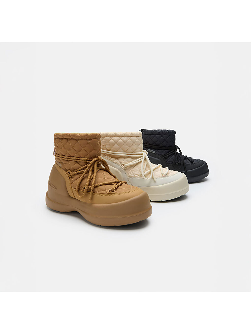 Sarı Kadın Bot 80D2500020 Mezzaluna Quilted Mid WP-4