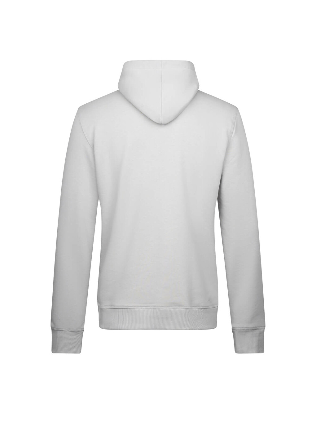Gri Regular Fit Pamuklu Kapüşonlu Kanguru Cepli Sweatshirt-1