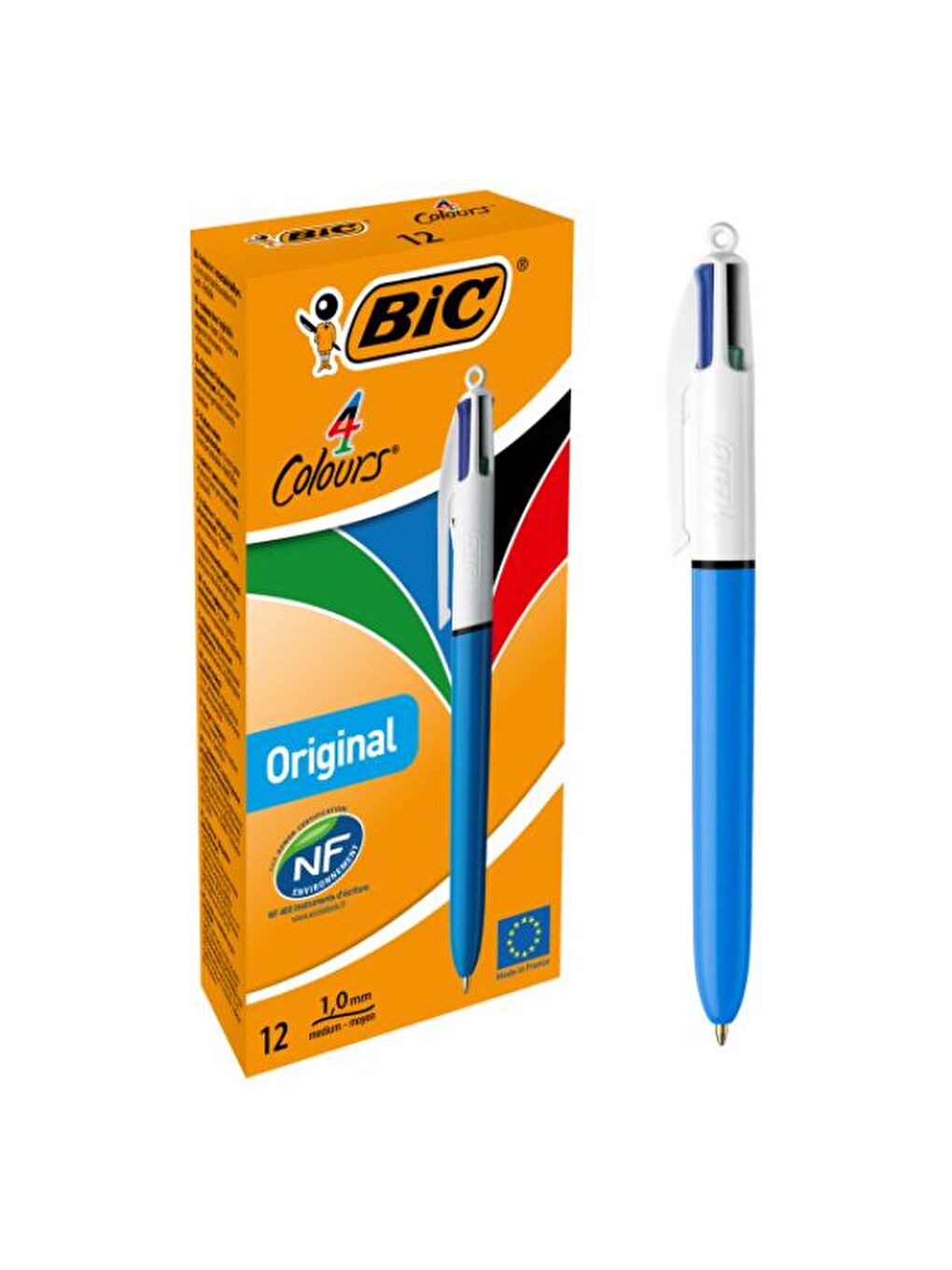 Bic Karışık 4 Colours Medium Tükenmez Kalem 12'li Kutu