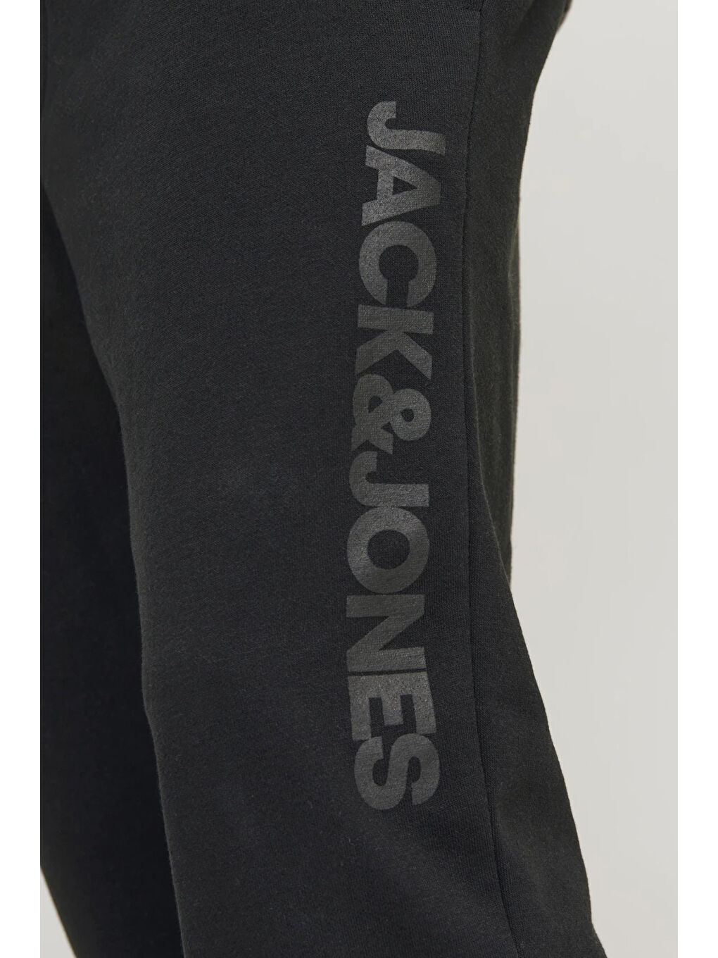 Jack & Jones Siyah Pants Studio Jpstgordon Pamuklu Regular Fit Erkek Eşofman Altı 12258477 - 3