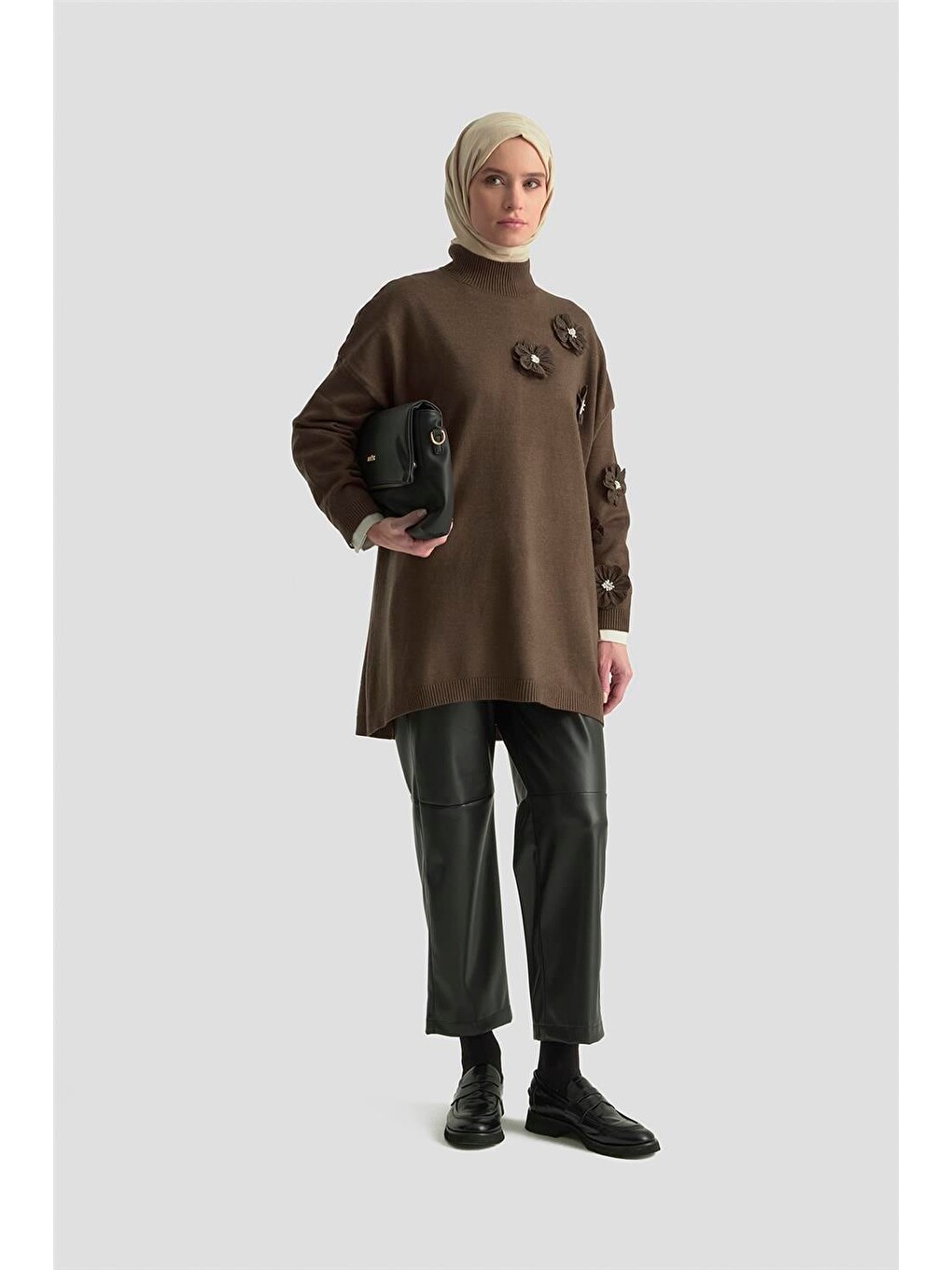 Tunik 25kd2301 Kahverengi-1