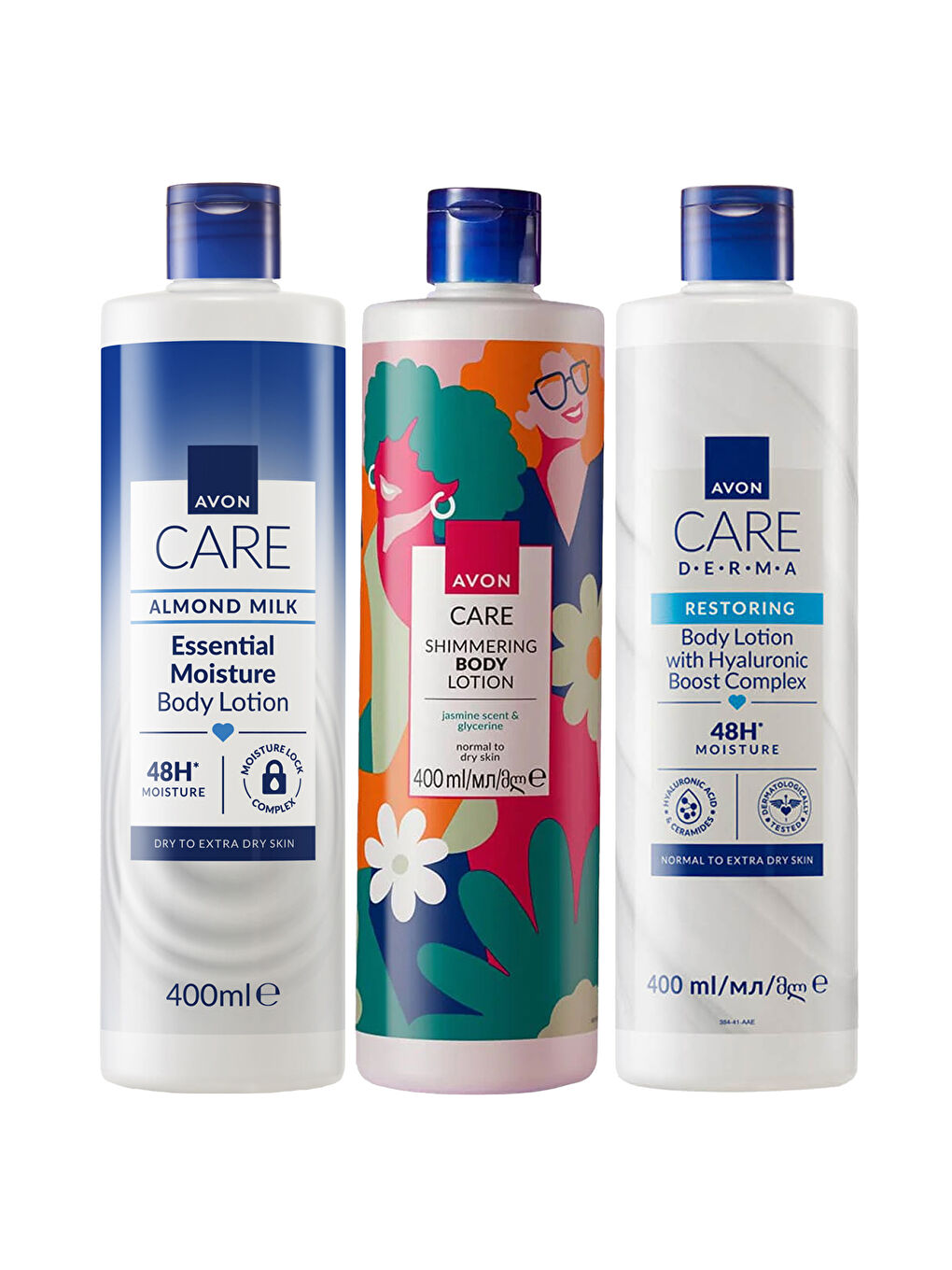 Yenileyici Nemlendiricili ve Yasemin Kokulu Üçlü Vücut Losyonu Paketi