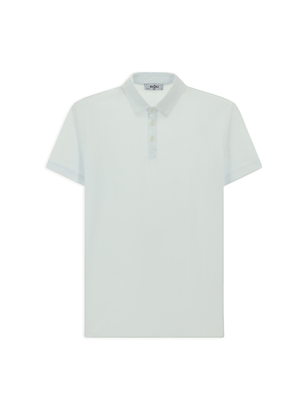 Beyaz Regular Fit Pamuk Polo Yaka Tişört