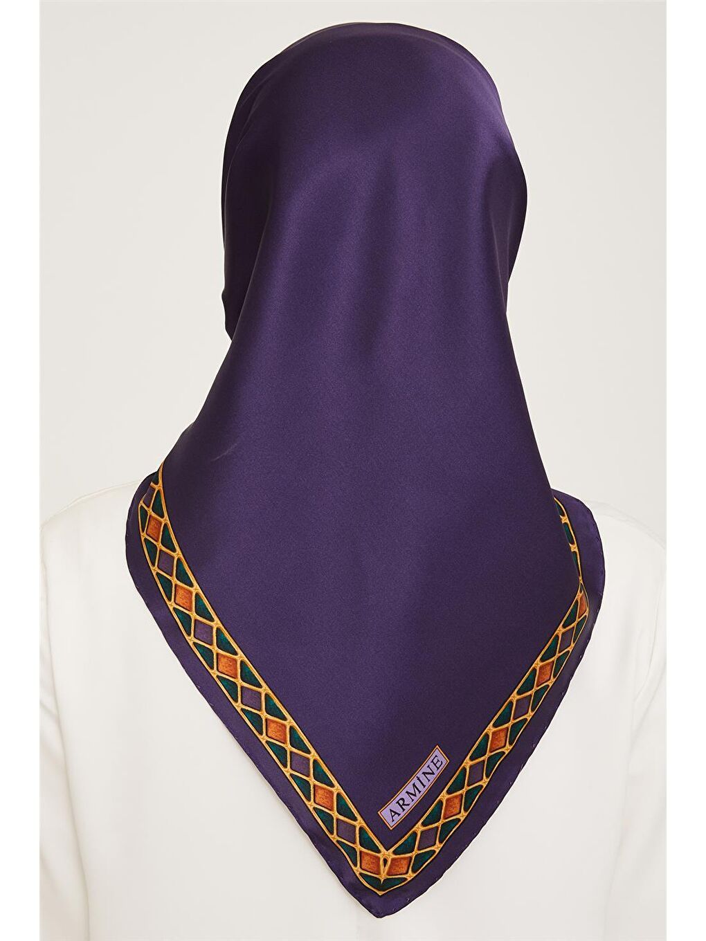 Mor Twill İpek Eşarp 23Ka9057 5-3