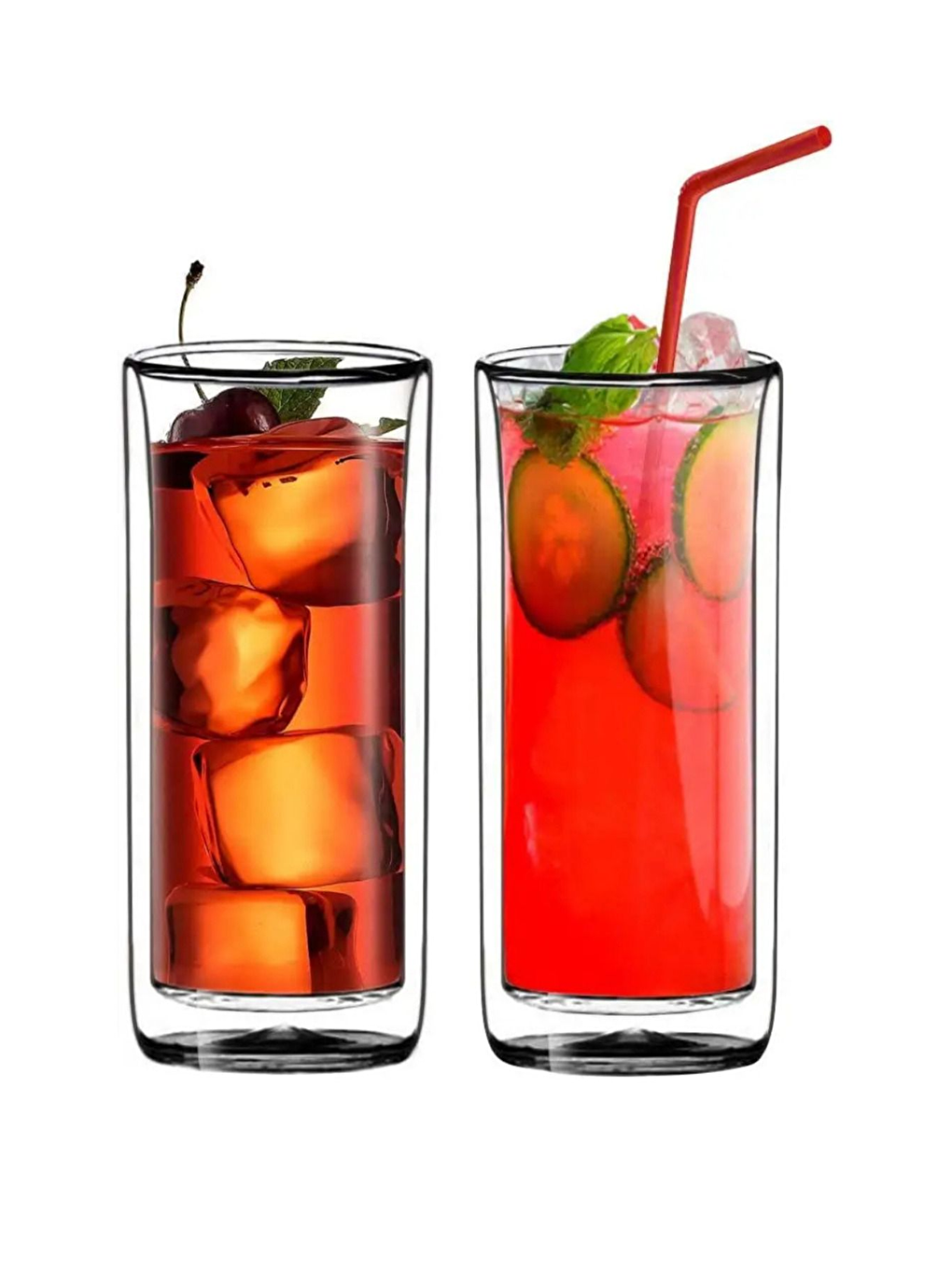 Renksiz Uzun Cam Bardak Seti 270 ml 3 Adet 2325-5