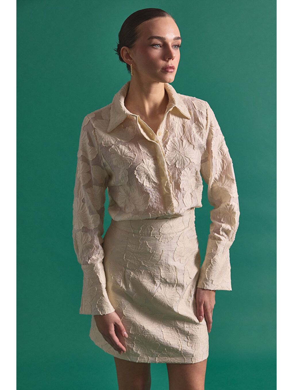 Belica Gömlek - Bej