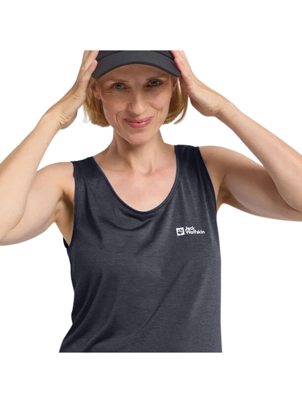 Lacivert Crosstrail Tank Kadın Mavi Tişört-1