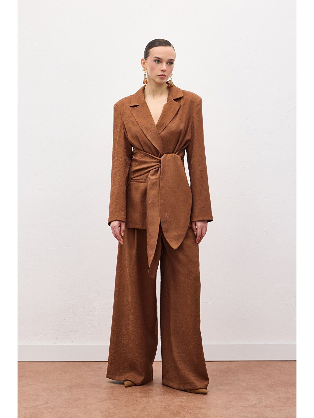 Kahverengi Freya Pantolon - Kahve-1