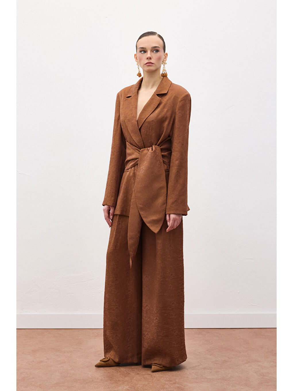 Kahverengi Freya Pantolon - Kahve-2