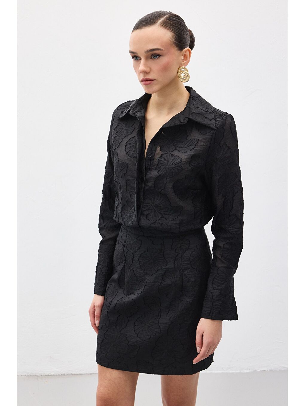 Belica Gömlek - Siyah-1