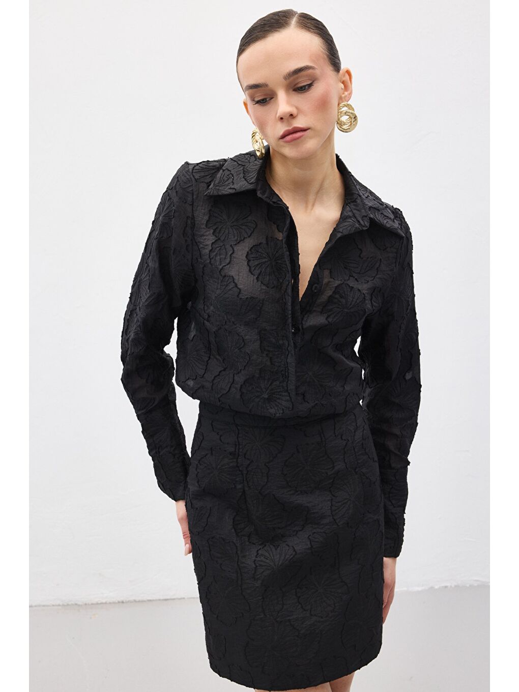 Belica Gömlek - Siyah-2