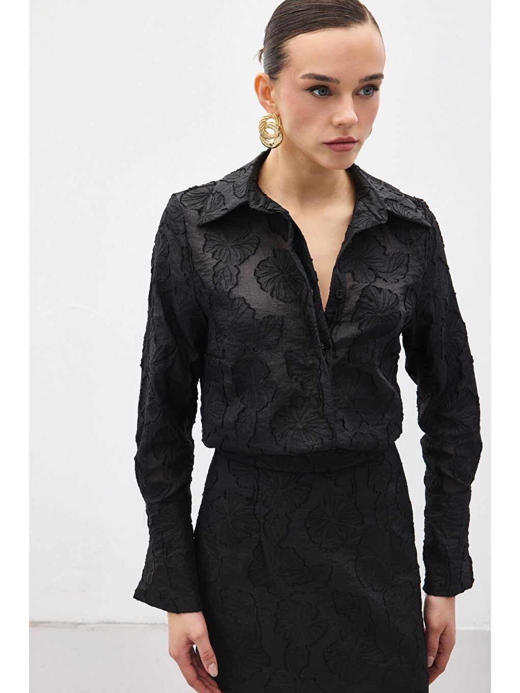 Belica Gömlek - Siyah-3