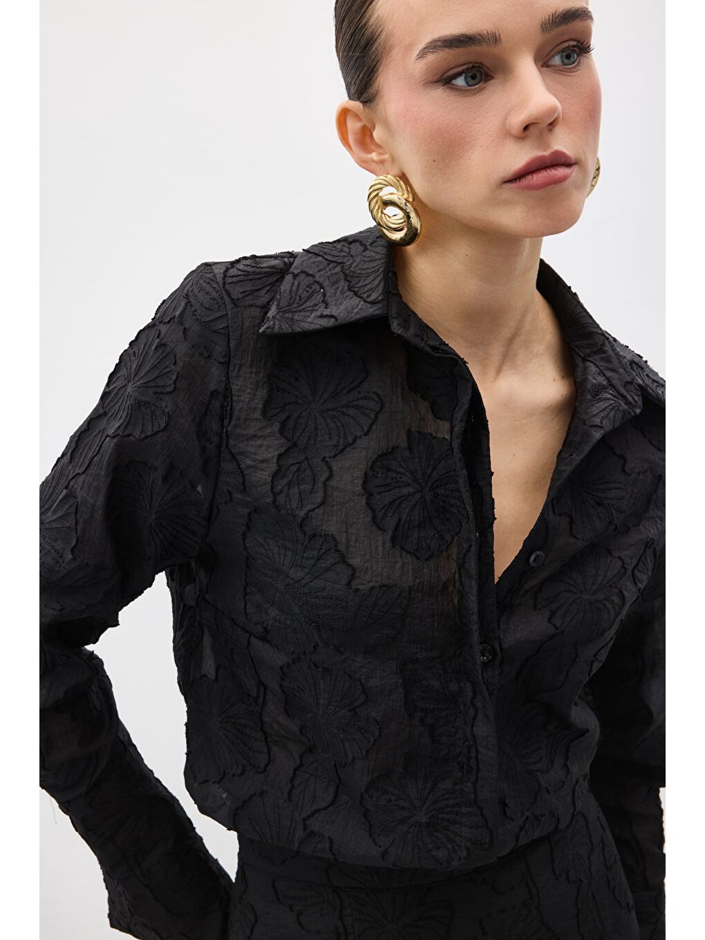 Belica Gömlek - Siyah-4