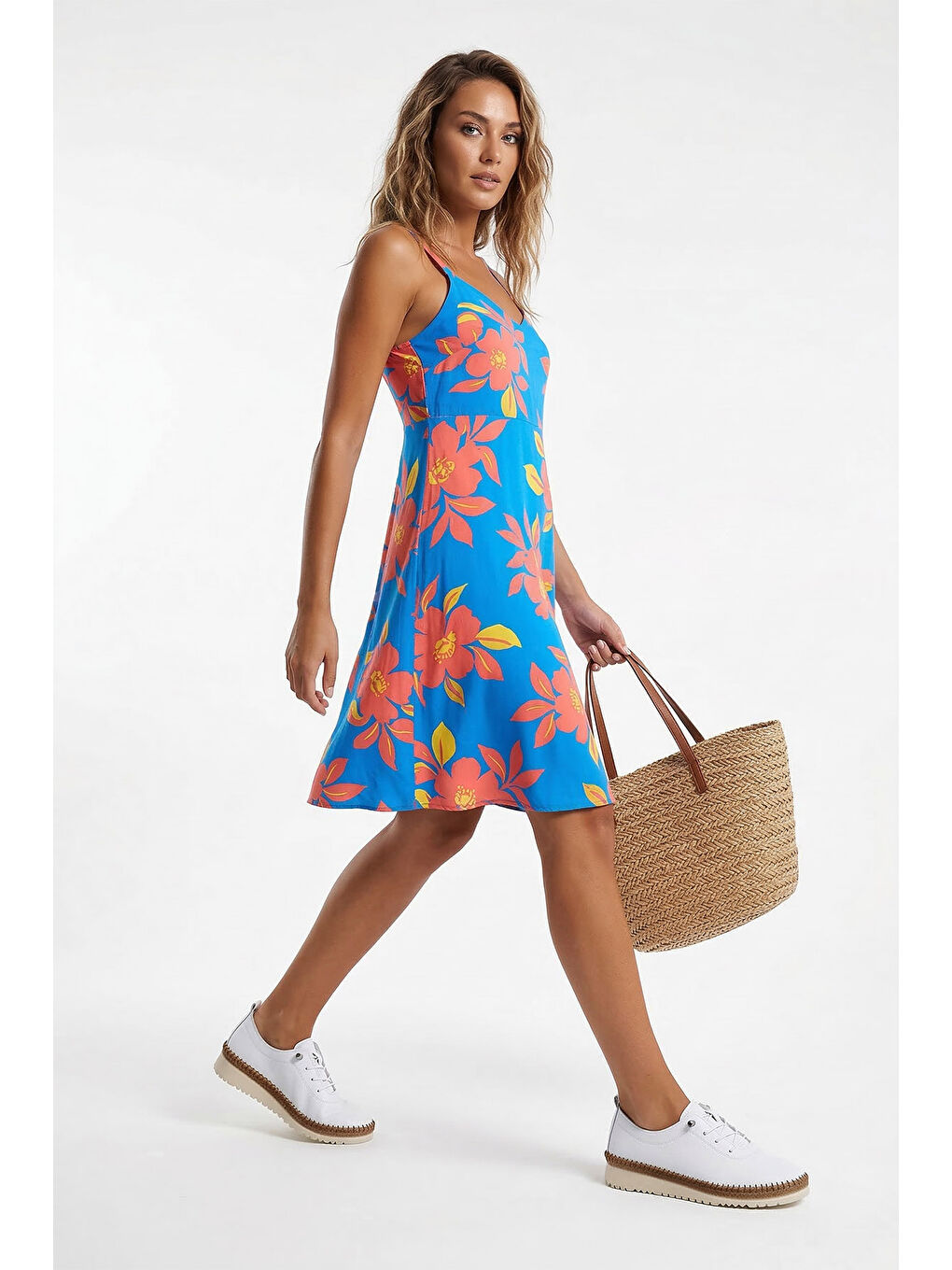 Beyaz Kadın CANLI BEYAZ Bağcıklı Hakiki Deri Comfort Ayakkabı-2