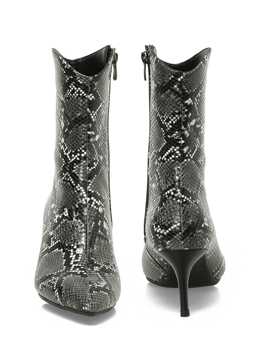 RUFUS 4PR Siyah Kadın Topuklu Bot-4