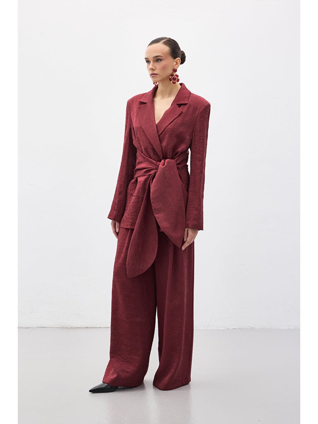 Freya Pantolon - Bordo-4