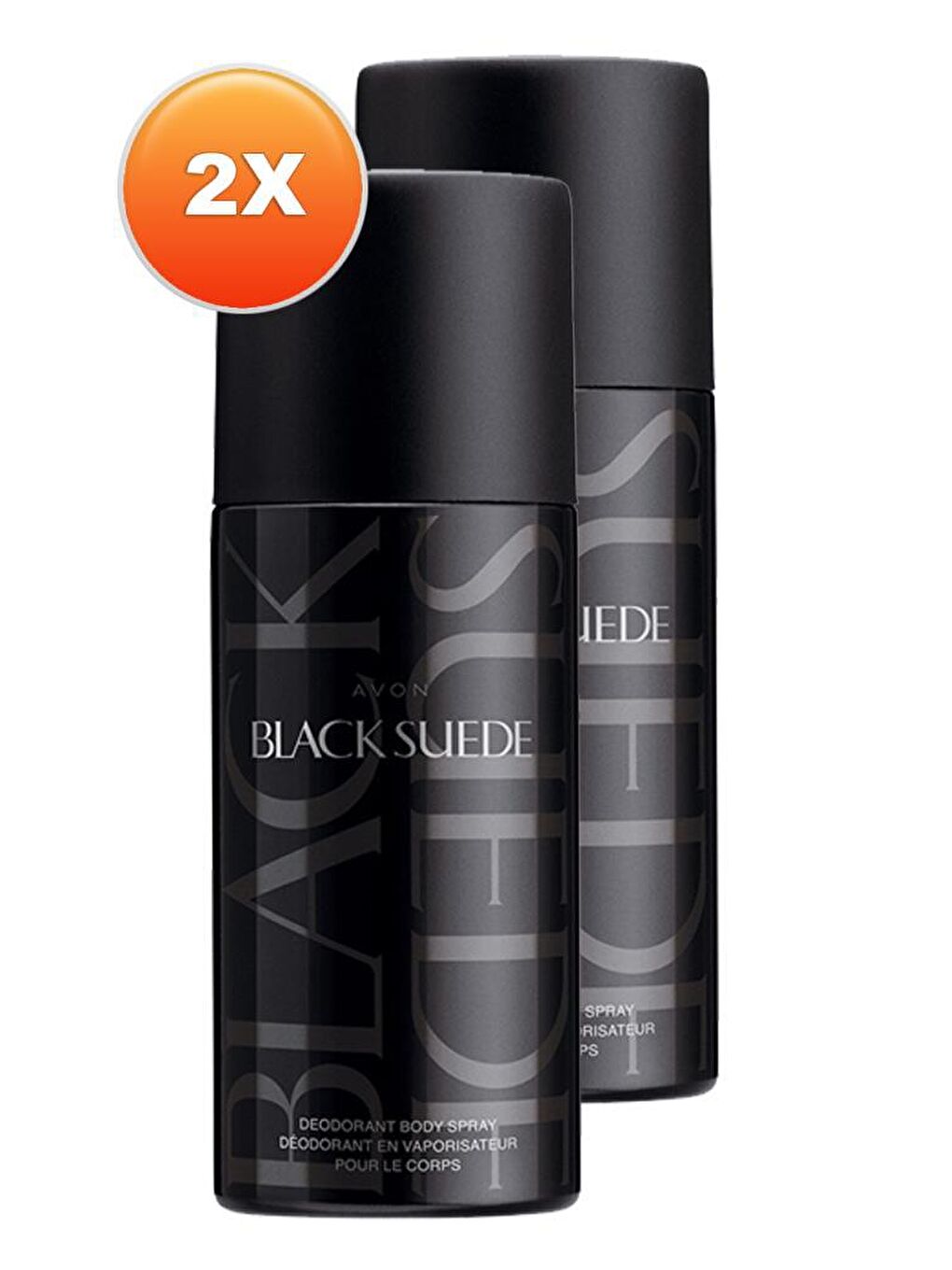 AVON Renksiz Black Suede Erkek Deodorant 150 Ml. İkili Set