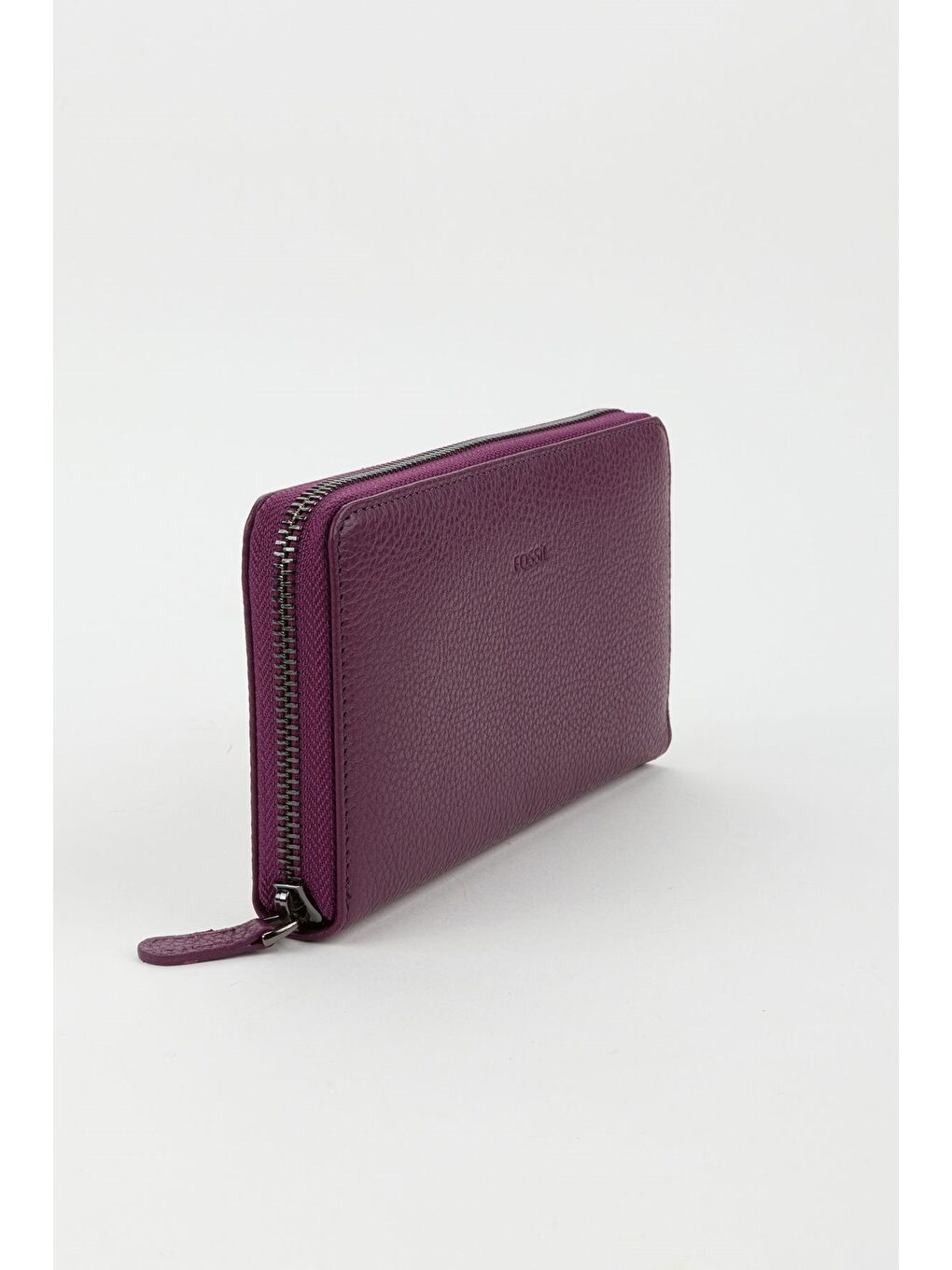 Mürdüm Kutulu Hakiki Deri Su Yeşili Fermuarlı Büyük Boy Kadın El Portföyü Kartlık Cüzdan-5