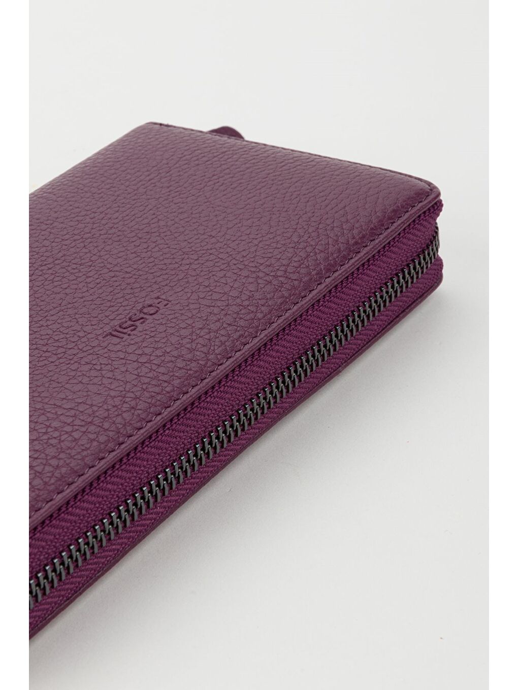 Mürdüm Kutulu Hakiki Deri Su Yeşili Fermuarlı Büyük Boy Kadın El Portföyü Kartlık Cüzdan-6