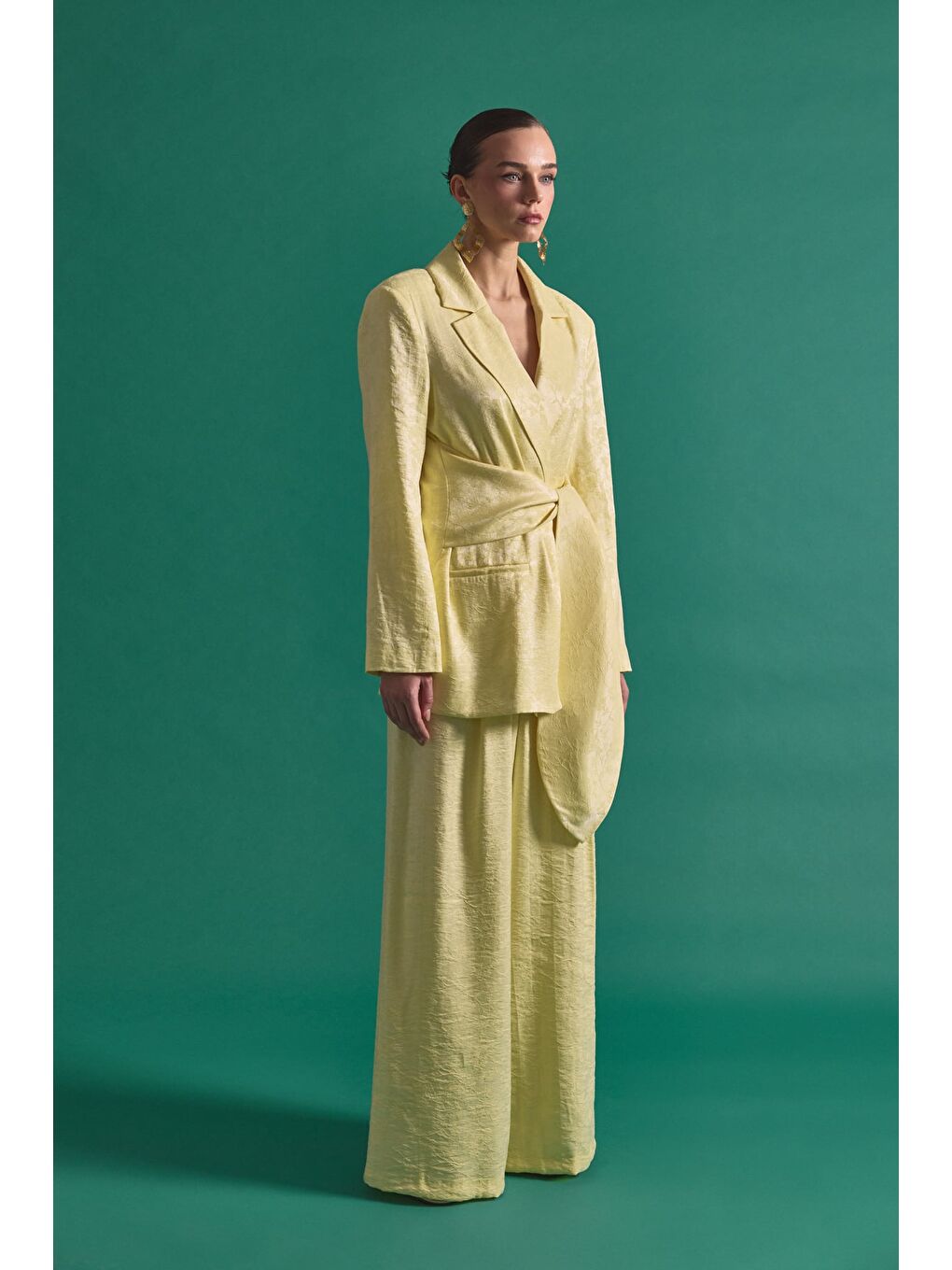 Freya Pantolon - Sarı-1