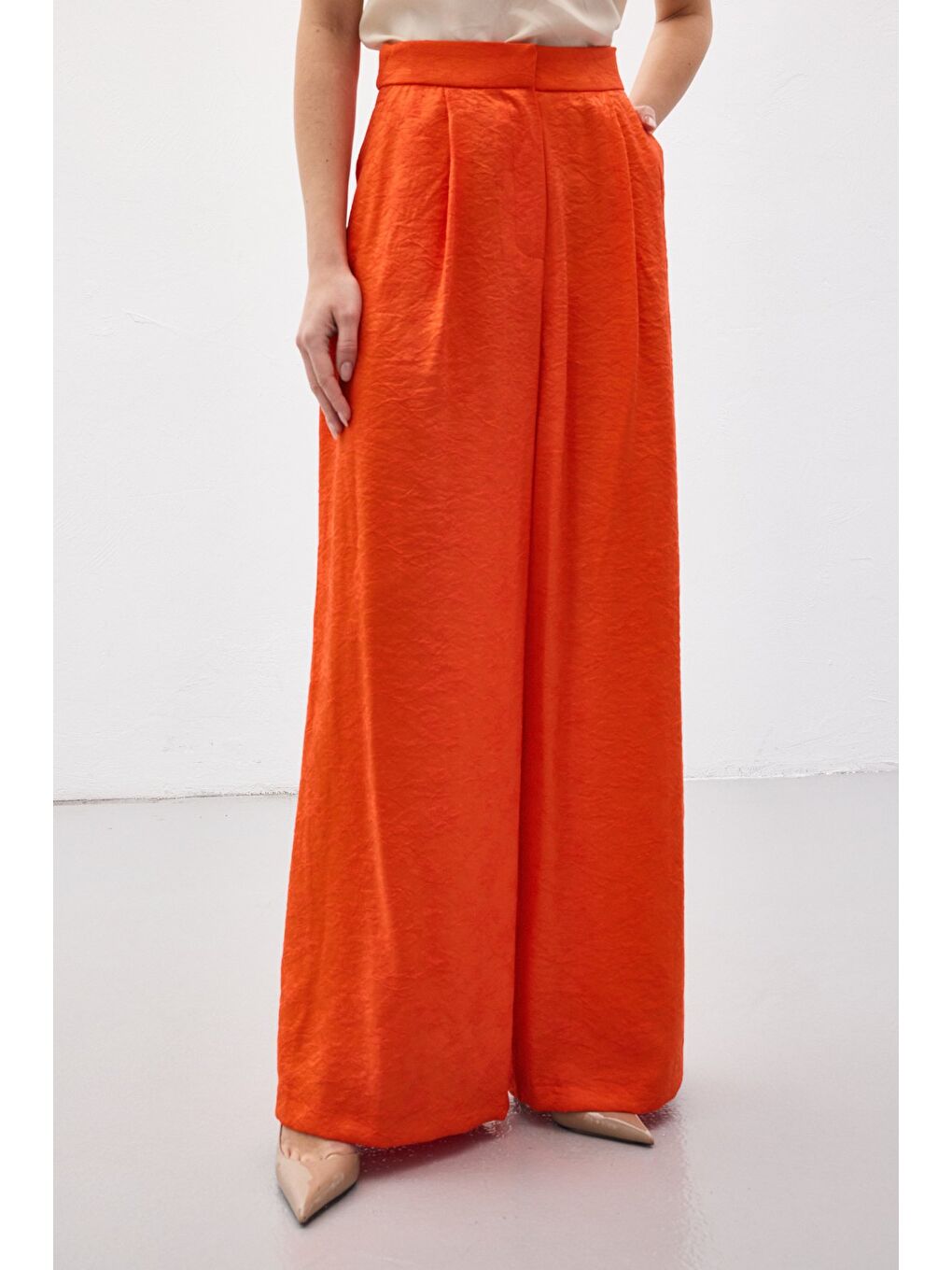 Turuncu Freya Pantolon - Oranj-5