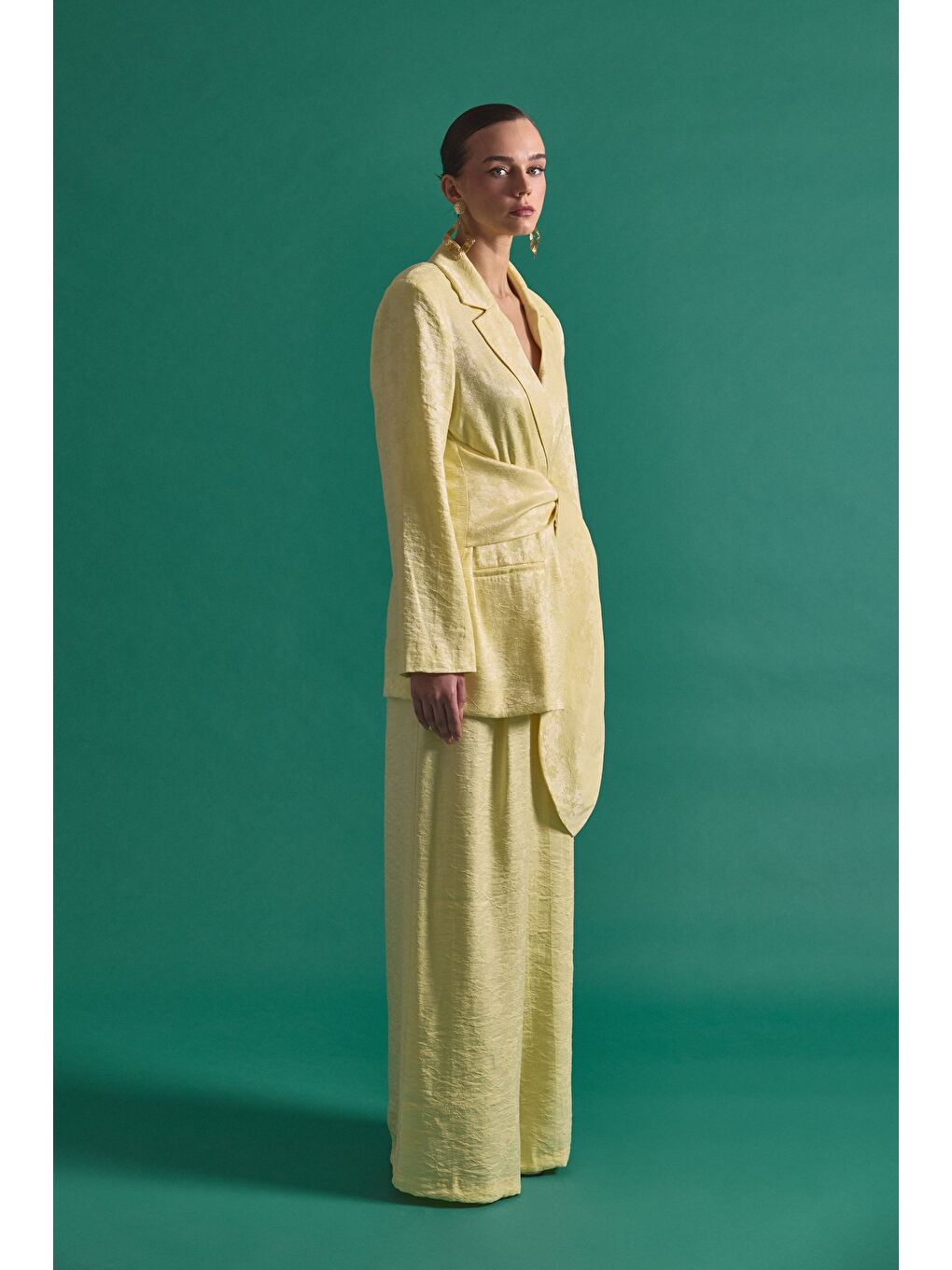 Freya Pantolon - Sarı-3