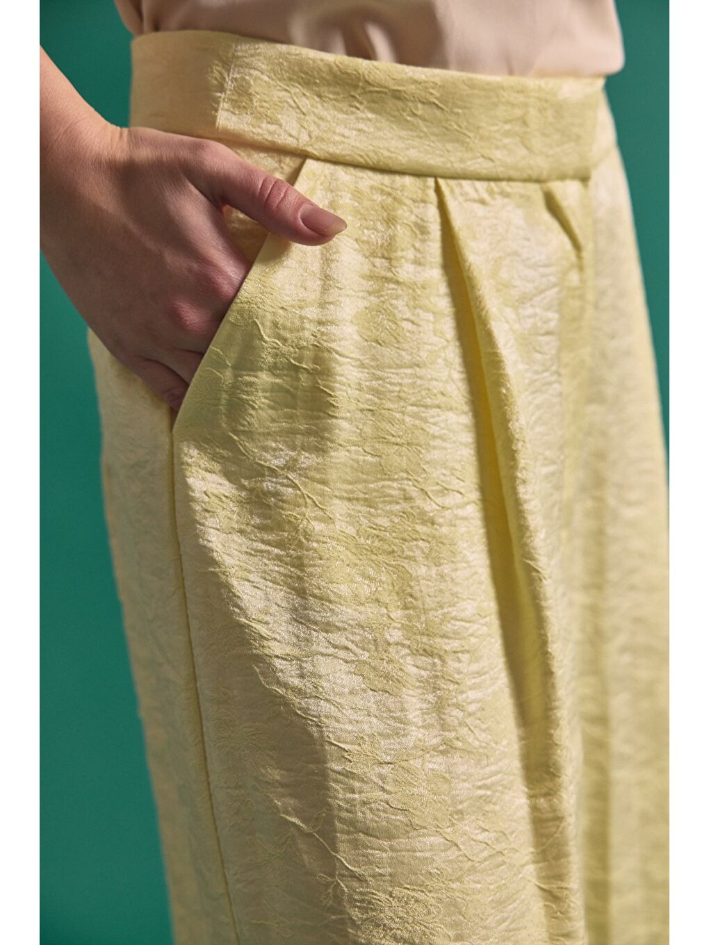 Freya Pantolon - Sarı-6