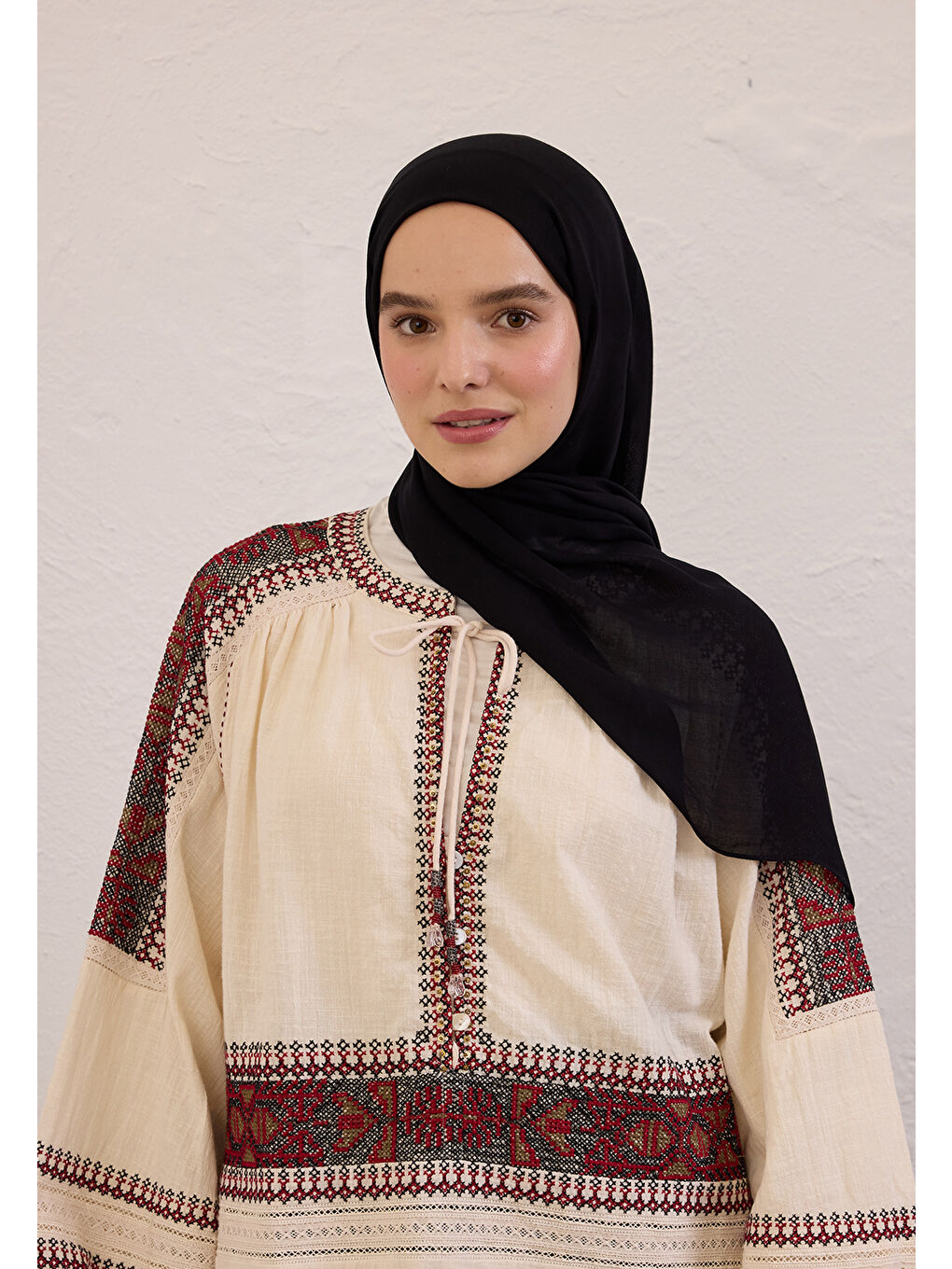 Soft Viskon Şal Siyah-3