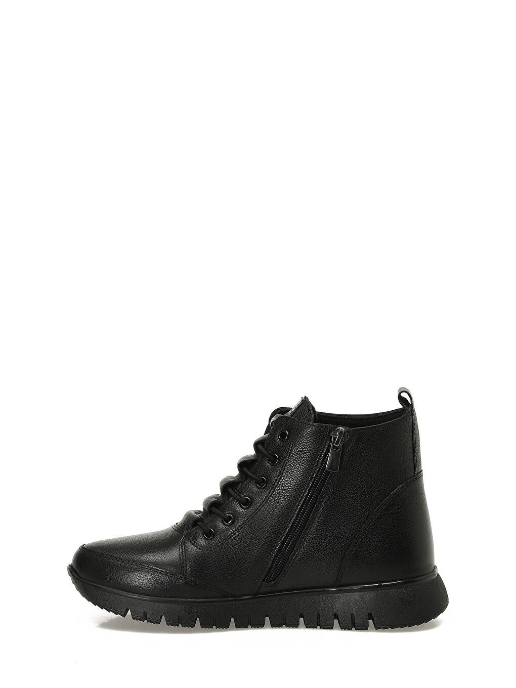 105304.Z5PR Siyah Kadın Düz Bot-2